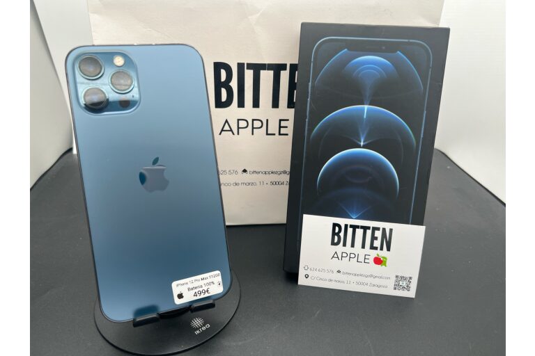 Apple iPhone 12 Pro Max 512GB PACIFIC BLUE - Batería nueva 100%