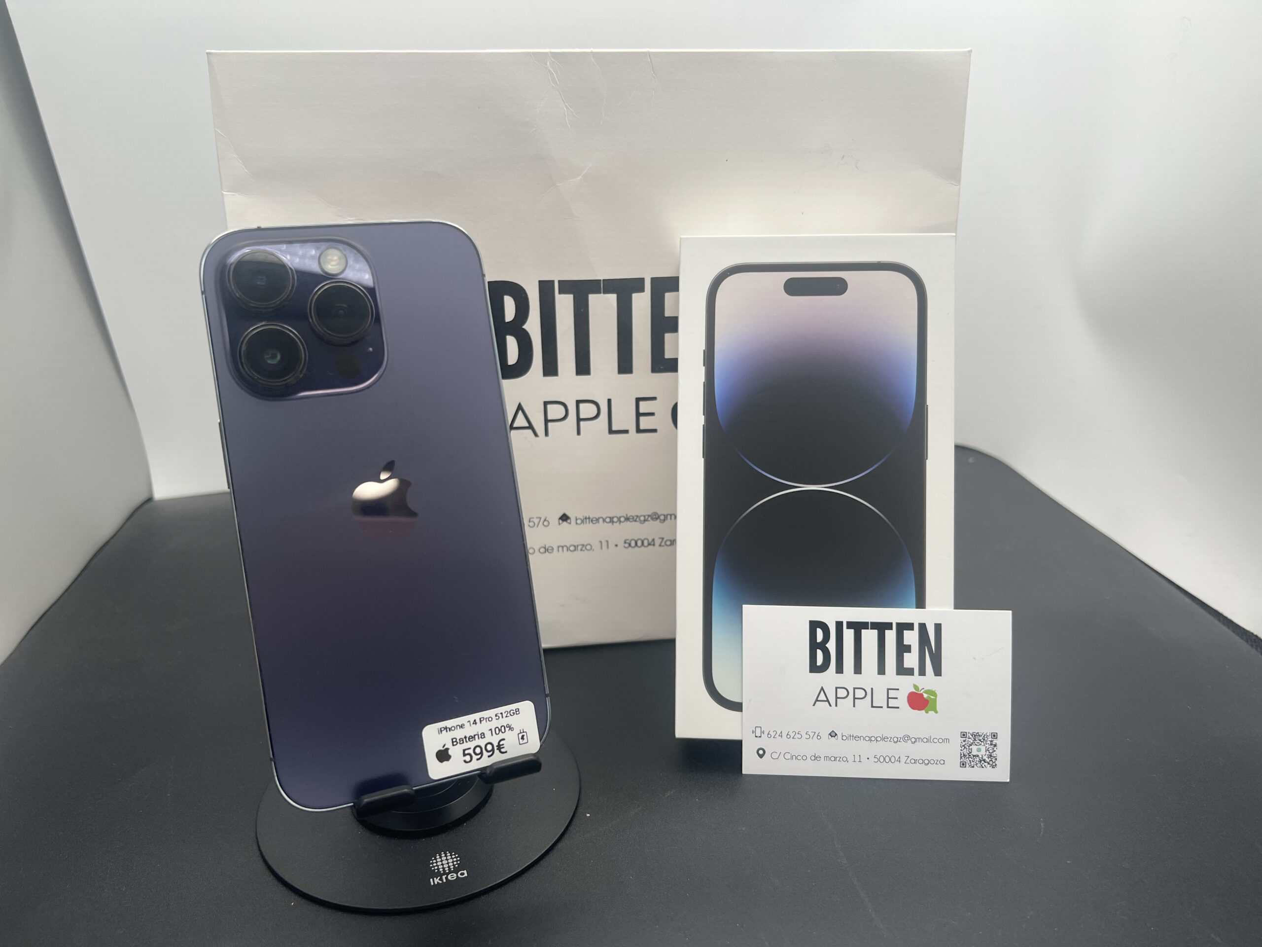 iPhone 14 Pro 512GB DEEP PURPLE - Batería Nueva 100%