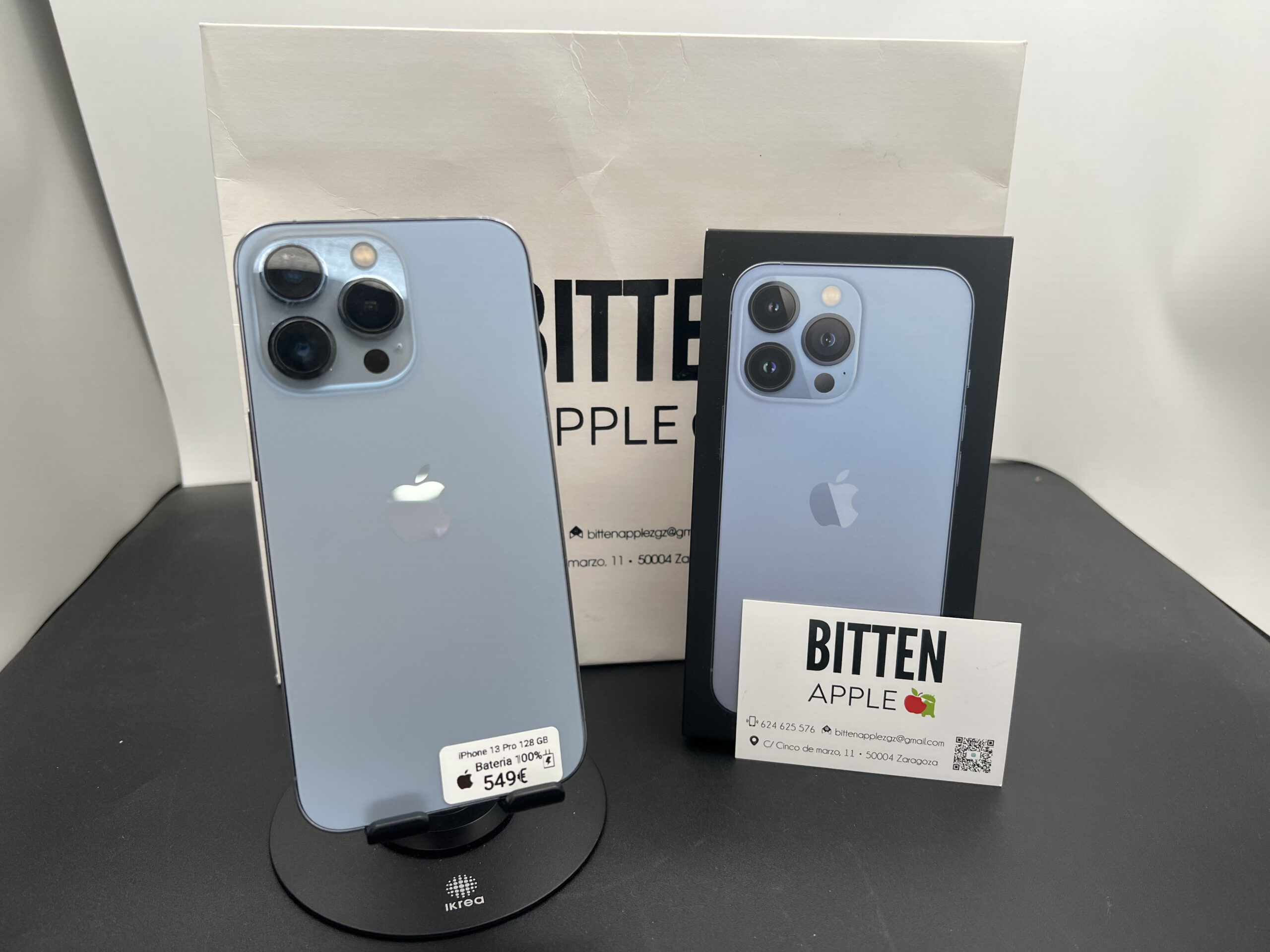 iPhone 13 Pro 128GB Sierra Blue - Batería Nueva 100%