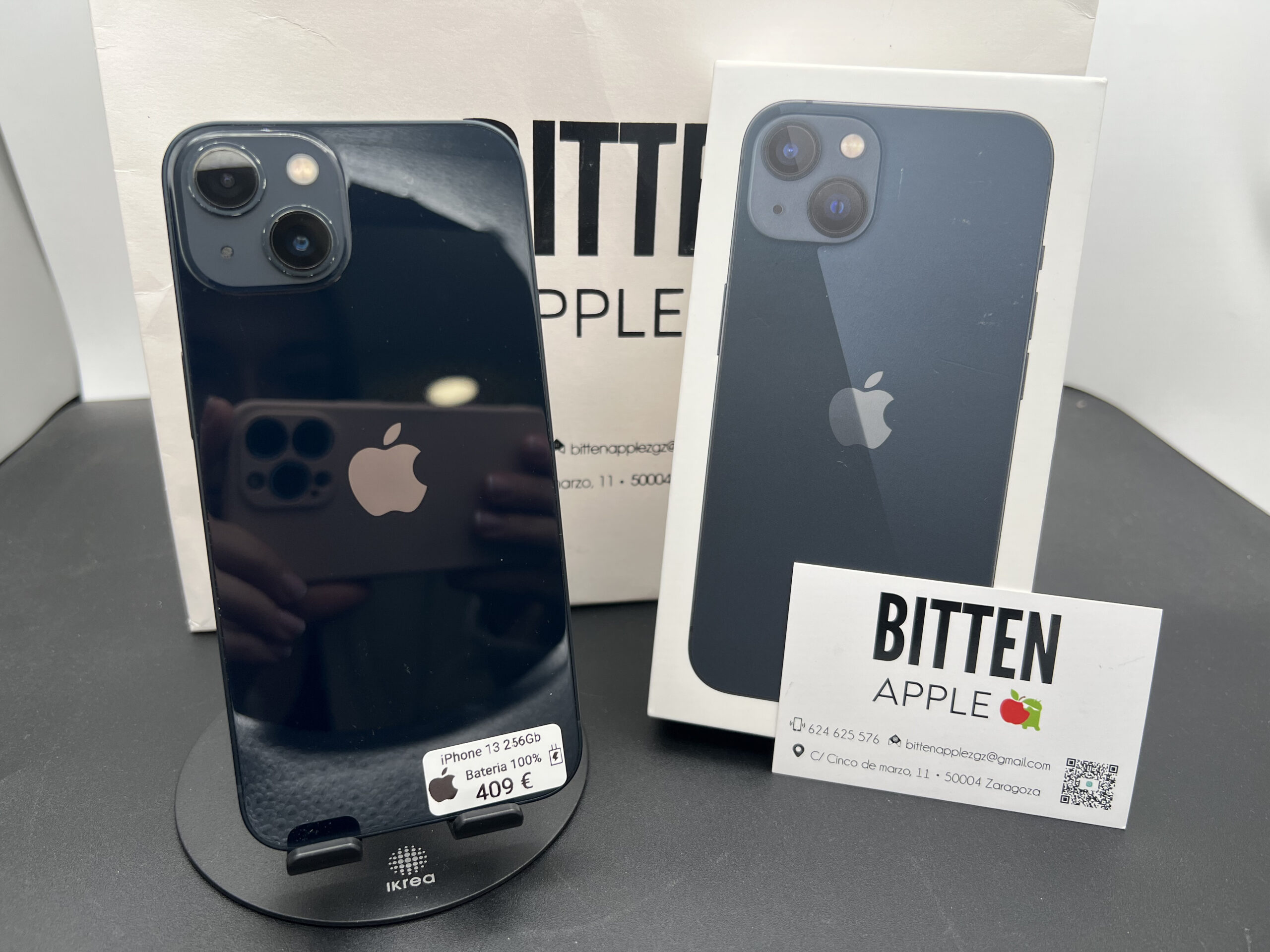 iPhone 13 256GB MIDNIGHT - Batería Nueva 100%