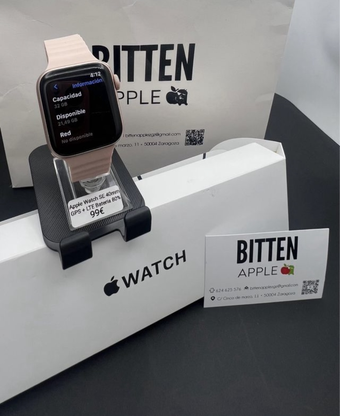 Apple Watch SE 40mm GPS+LTE 32GB - Batería Original 80% - Imagen 3