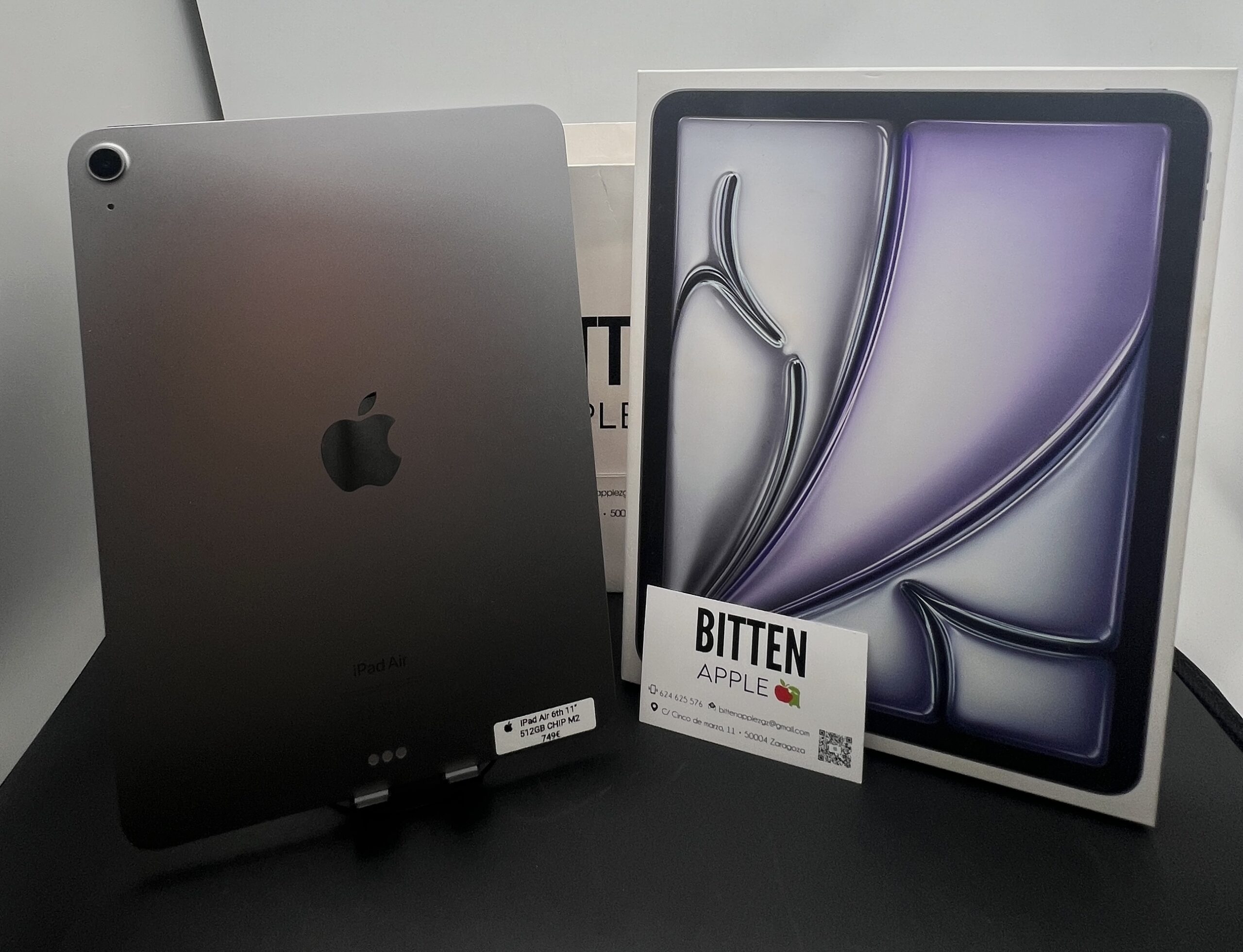 iPad Air 6ª Gen 11" 512GB M2 Space Grey — Batería Original 100%