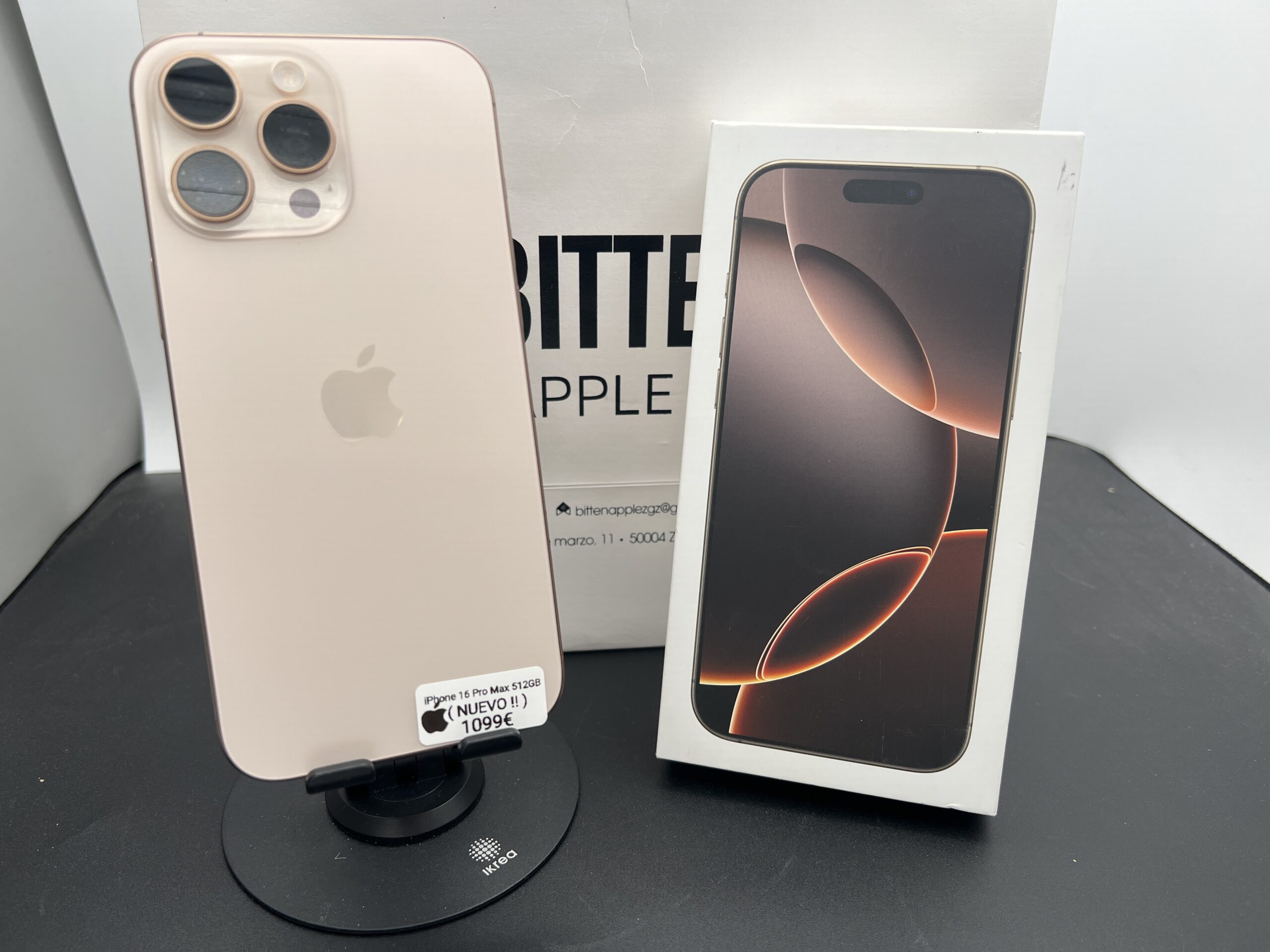 iPhone 16 Pro Max 512GB Desert Titanium — Nuevo - Batería Original 100%