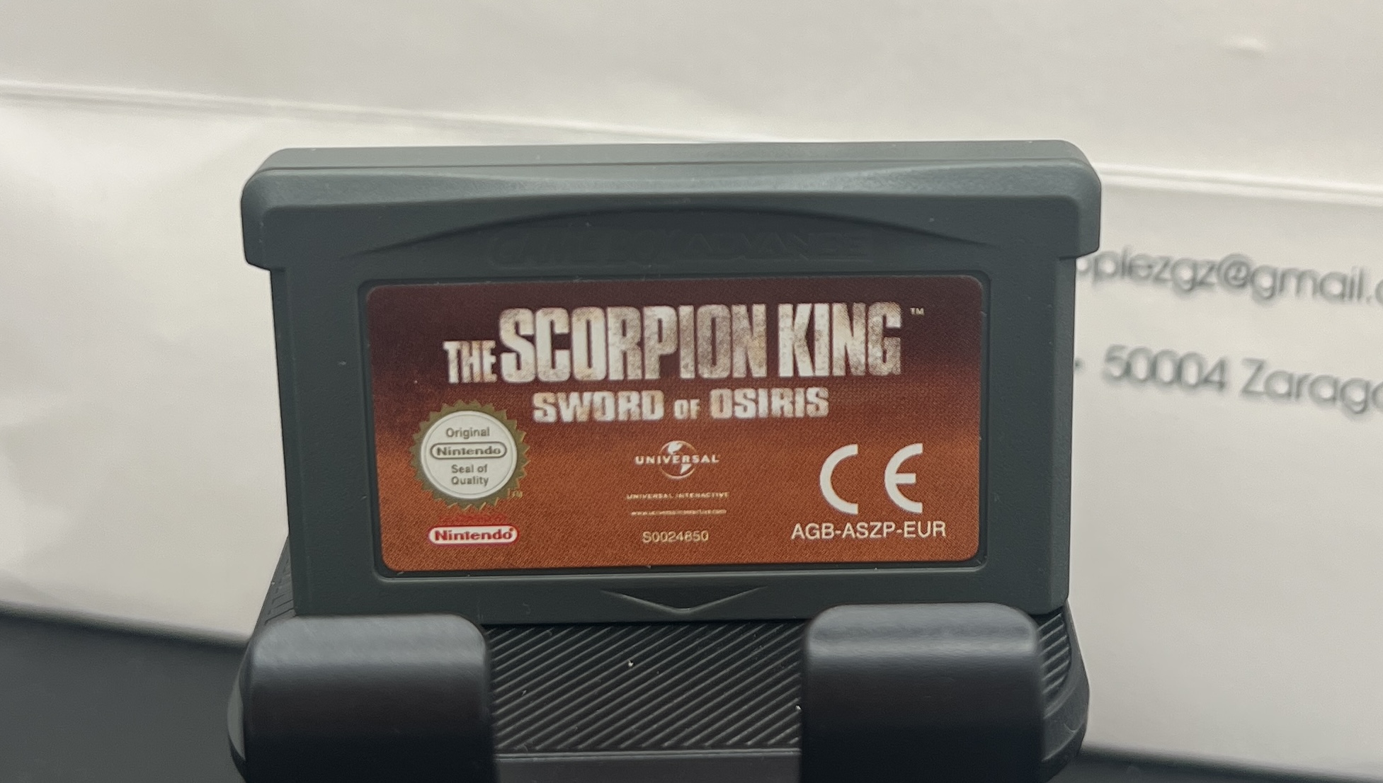 Juego The Scorpion King: Sword of Osiris — Nintendo Game Boy Advance (2002)