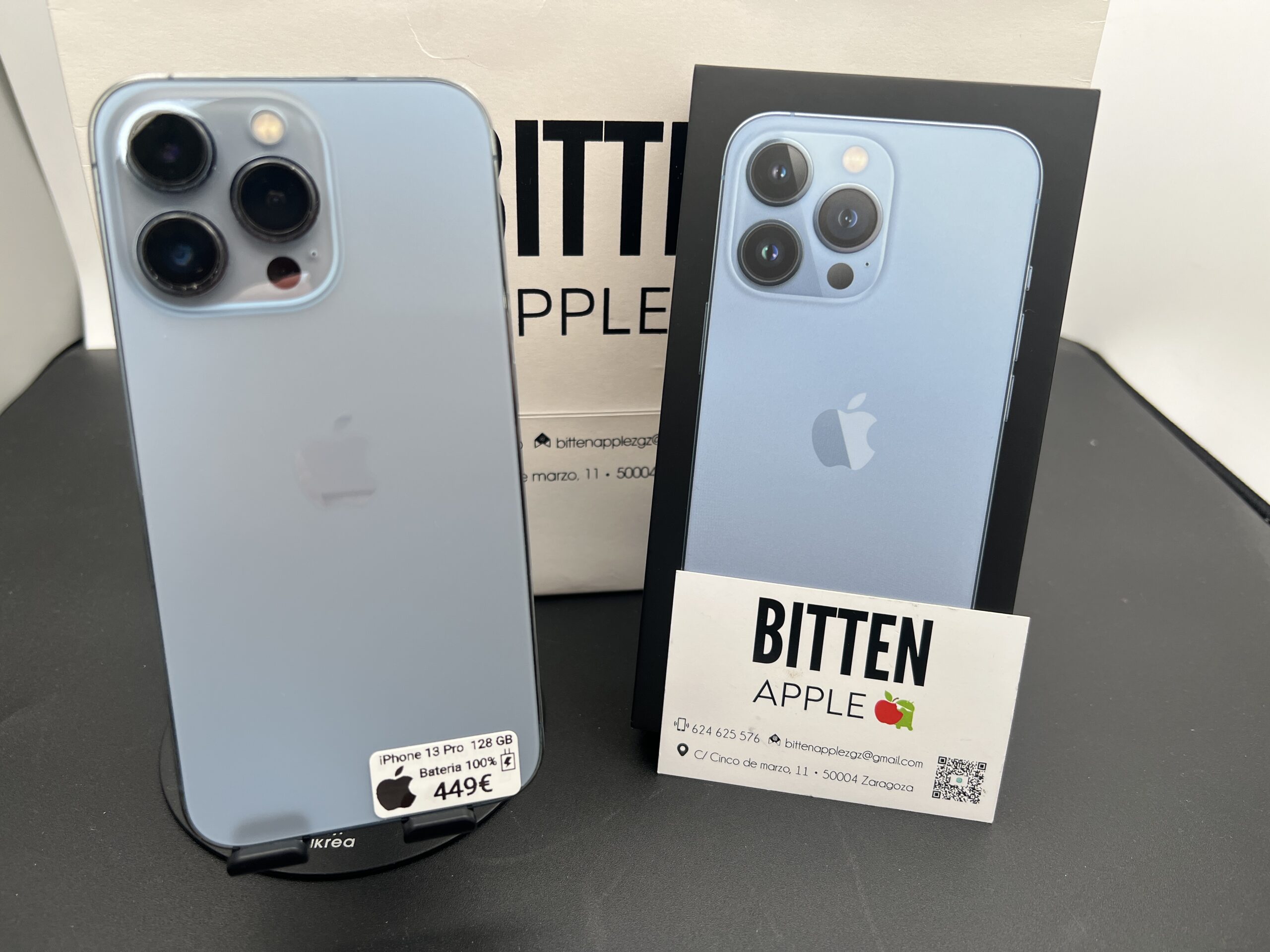 iPhone 13 Pro 128GB Sierra Blue - Batería Nueva 100%