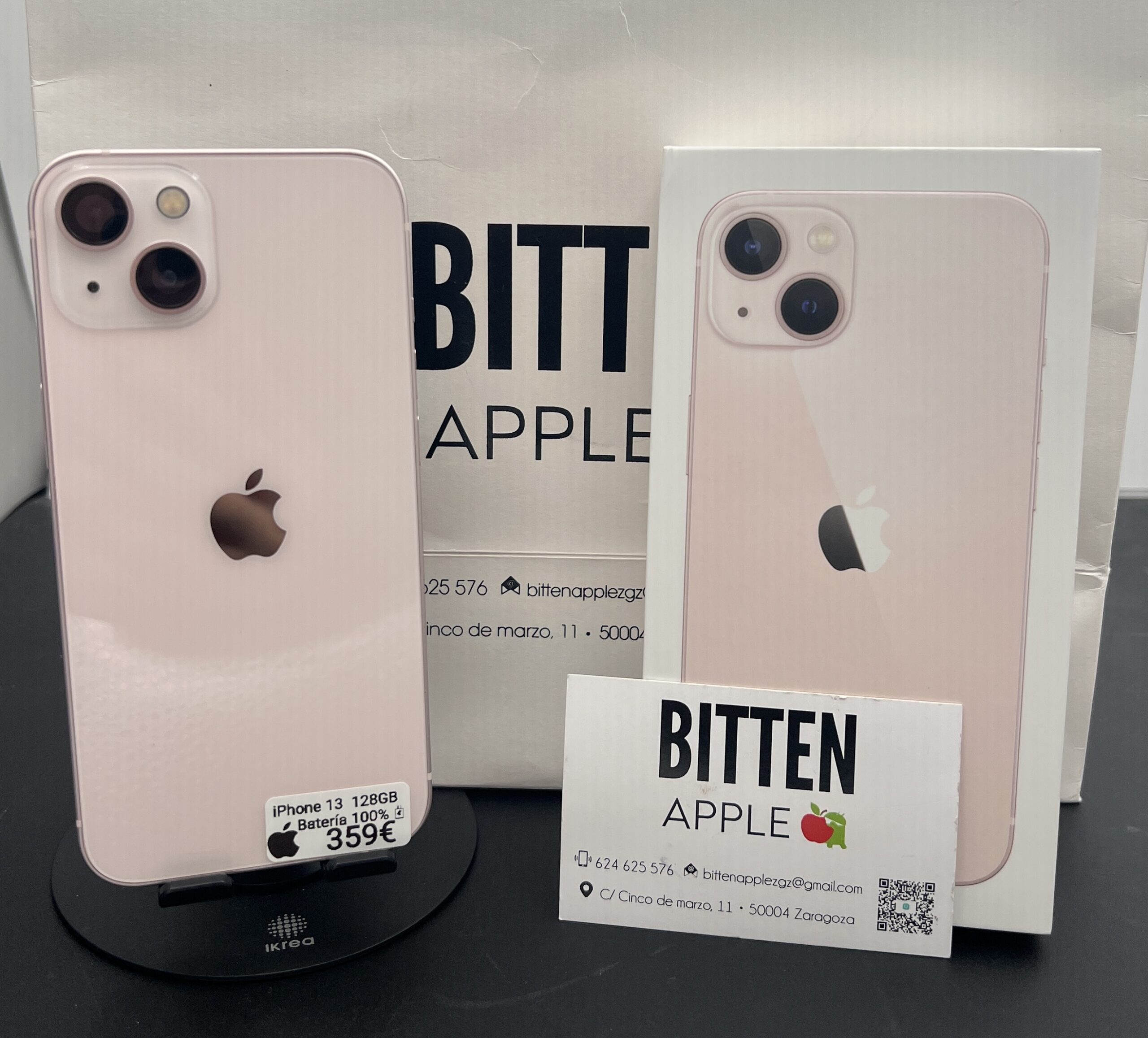 iPhone 13 128GB Rosa (Pink) · Batería Nueva 100%