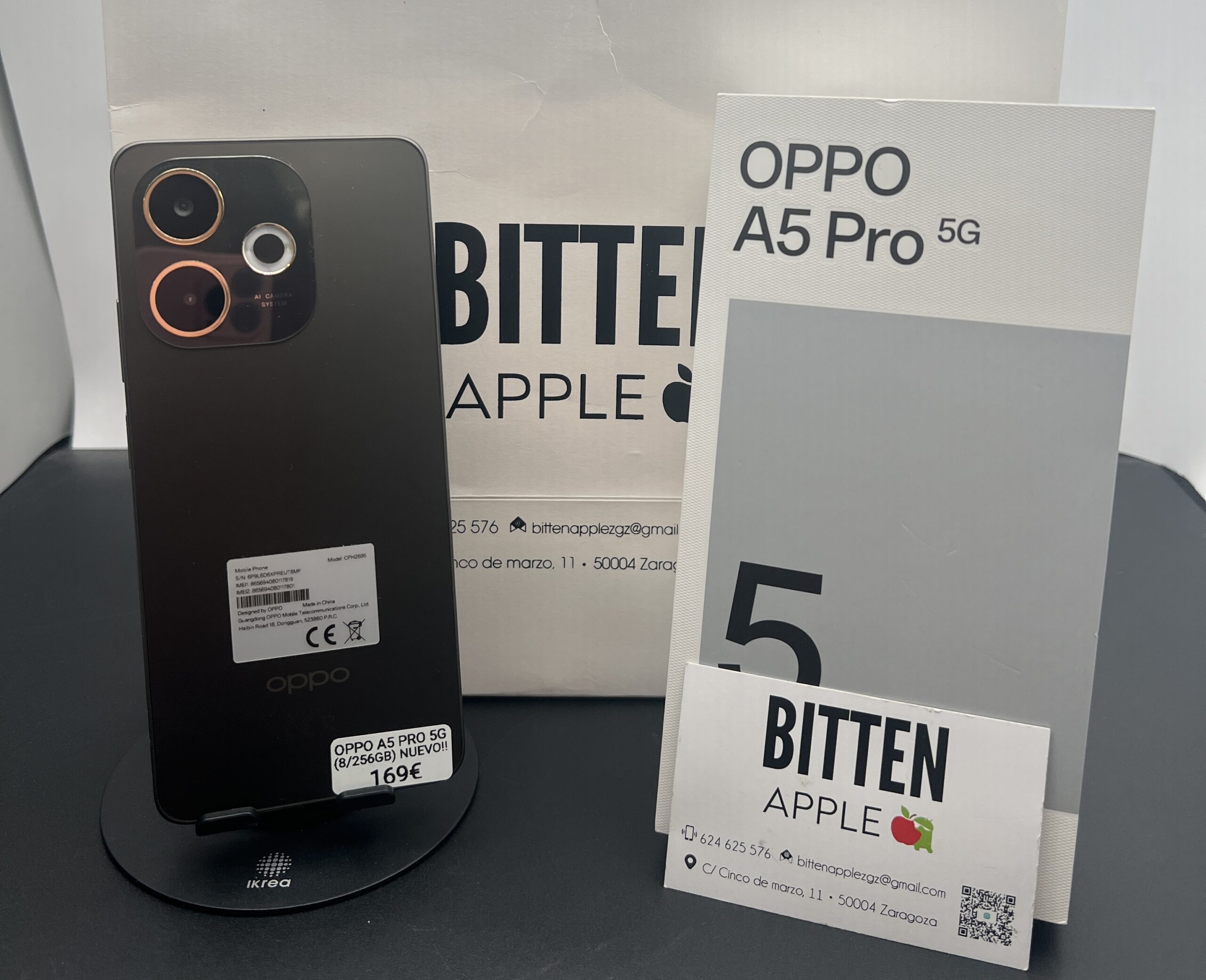 OPPO A5 Pro 5G 8 - 256GB Black Brown