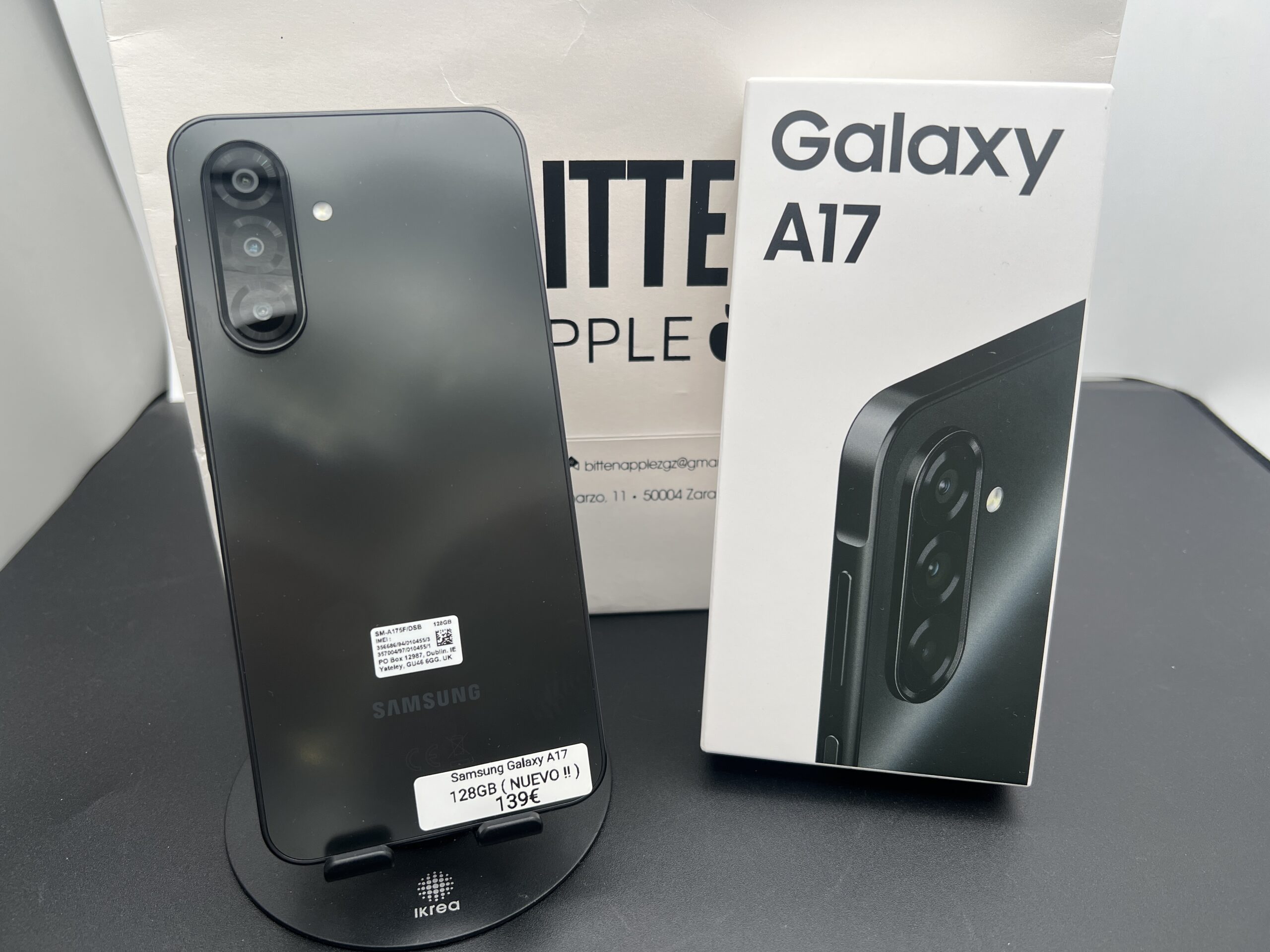 Samsung Galaxy A17 5G 128GB - Negro - Nuevo