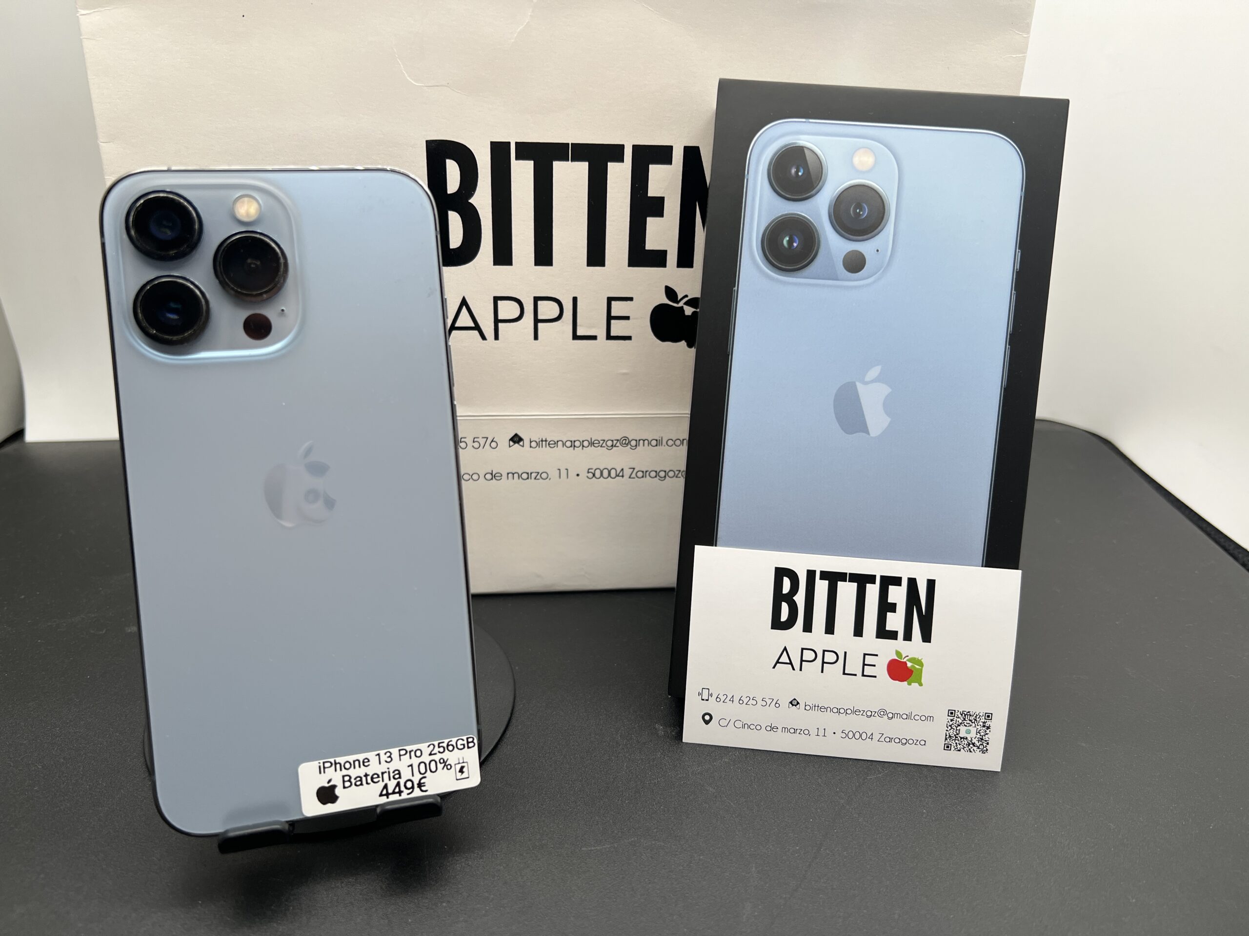 iPhone 13 Pro 256GB · Azul Alpino (Sierra Blue) · Batería Nueva 100%