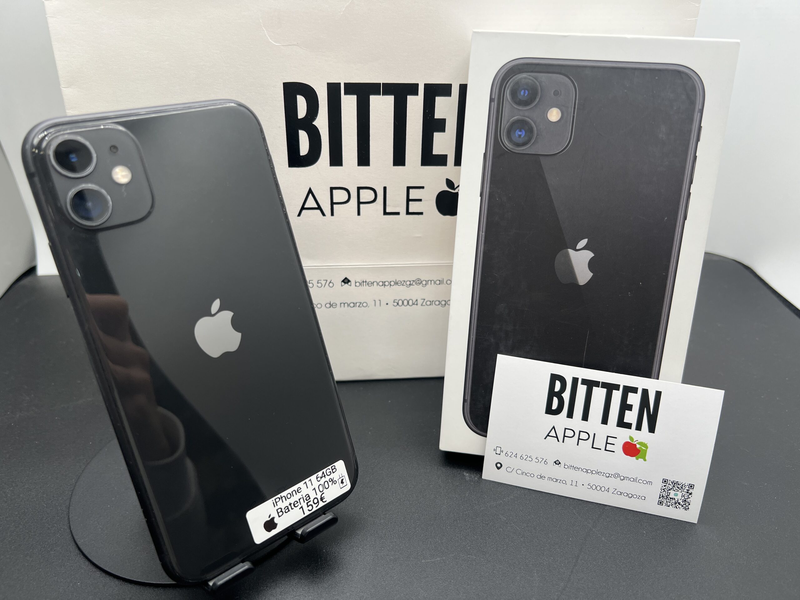 iPhone 11 64GB · Negro (Black) · Batería Nueva 100%