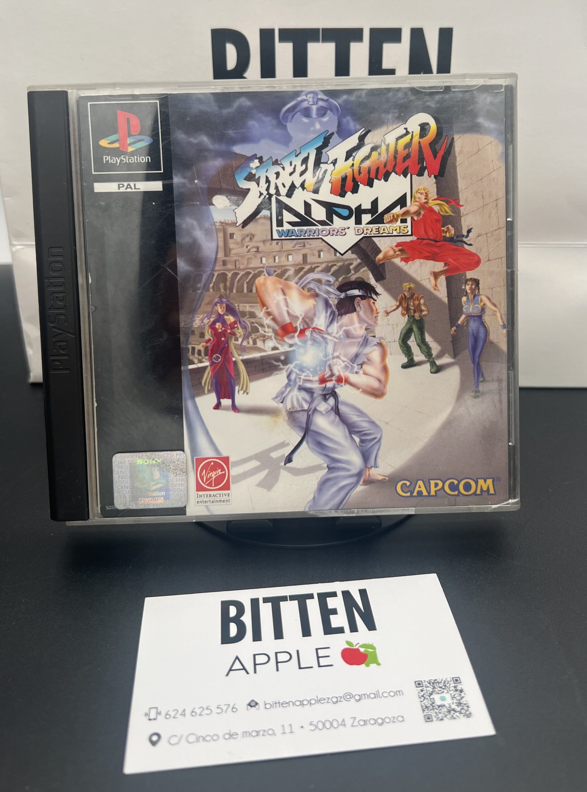 Street Fighter Alpha: Warrior’s Dreams · Versión PAL · Carátula Original y Manual