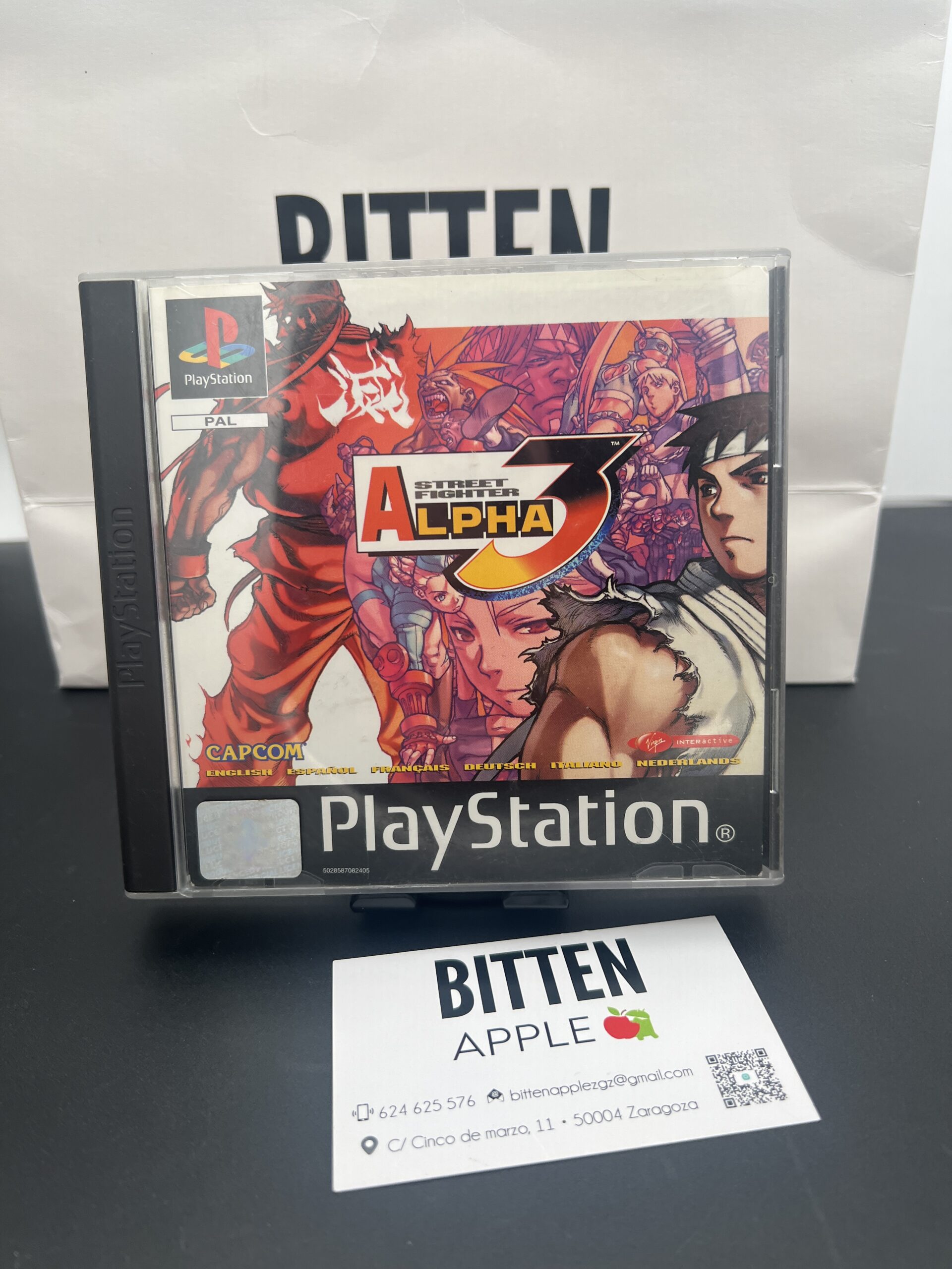 Street Fighter Alpha 3 · Versión PAL · Carátula Original y Manual