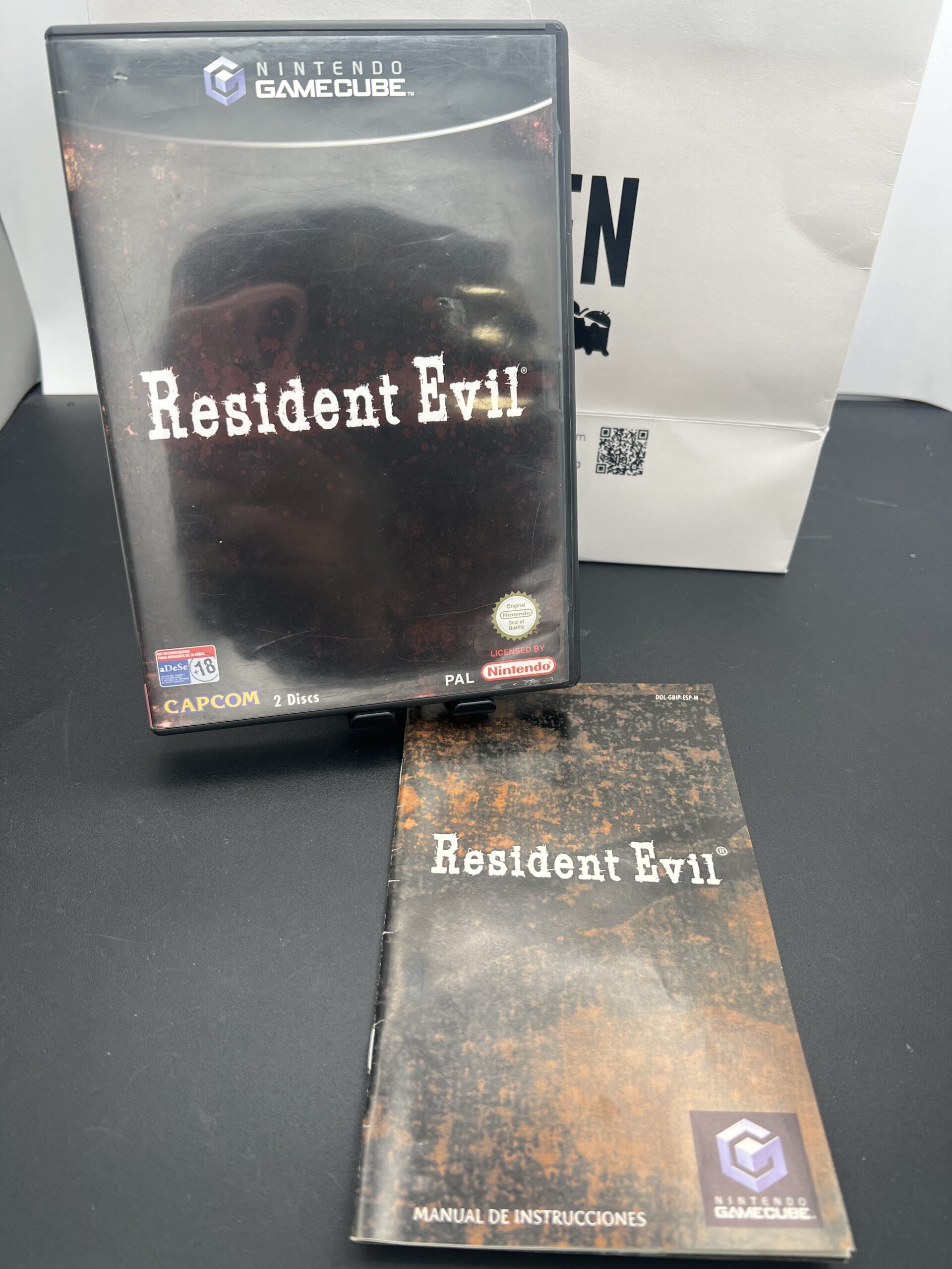 Resident Evil (Nintendo GameCube) · Versión PAL España · Carátula Original y Manual - Imagen 3