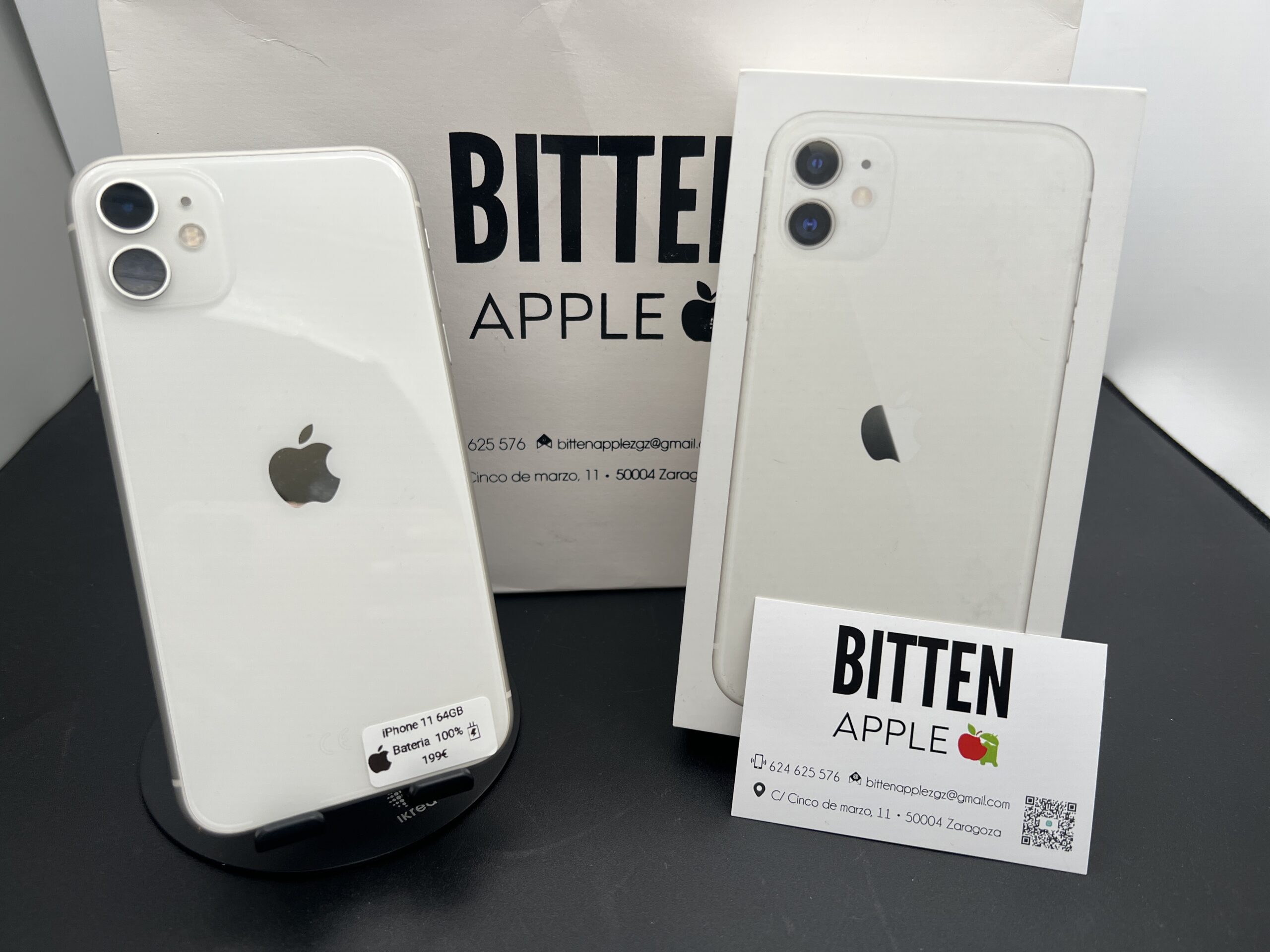 iPhone 11 64GB · Blanco(White) · Batería Nueva 100%