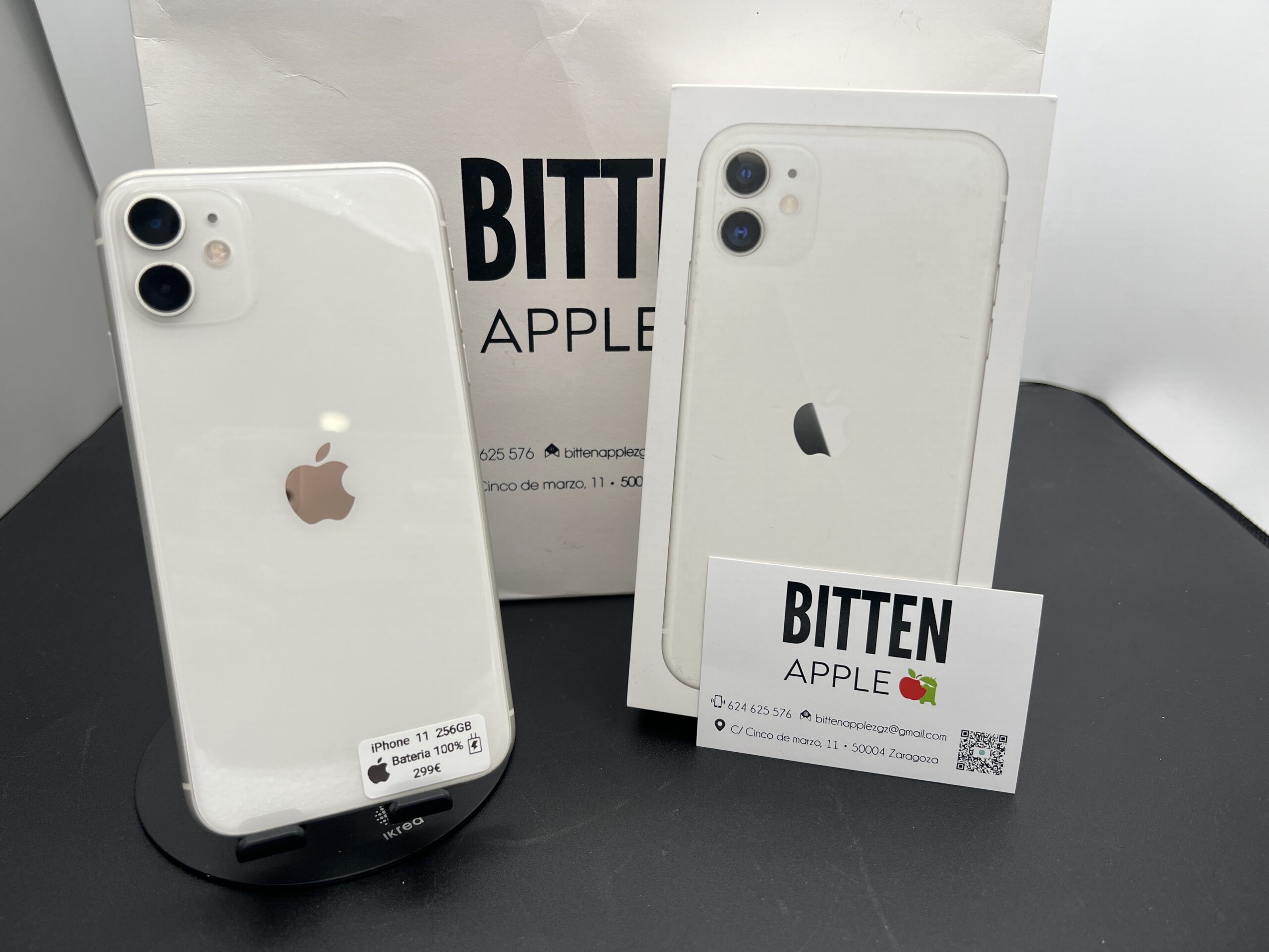 iPhone 11 256GB · Blanco(White) · Batería Nueva 100%