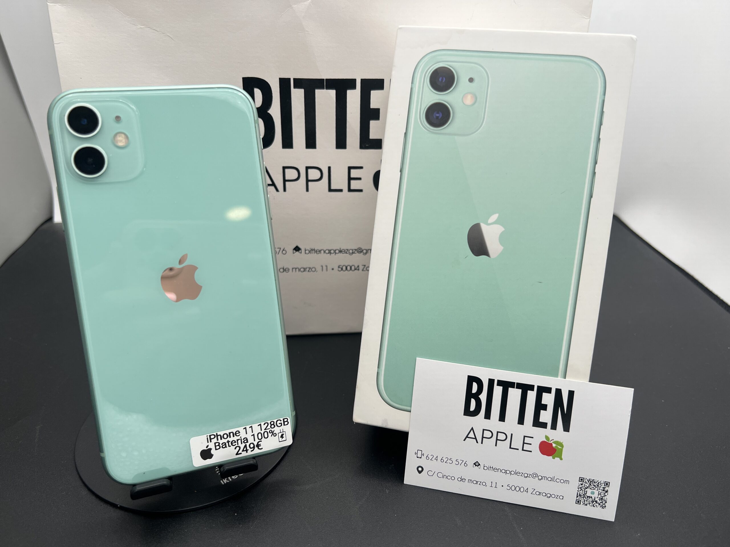iPhone 11 128GB · Verde (Green) · Batería Nueva 100%