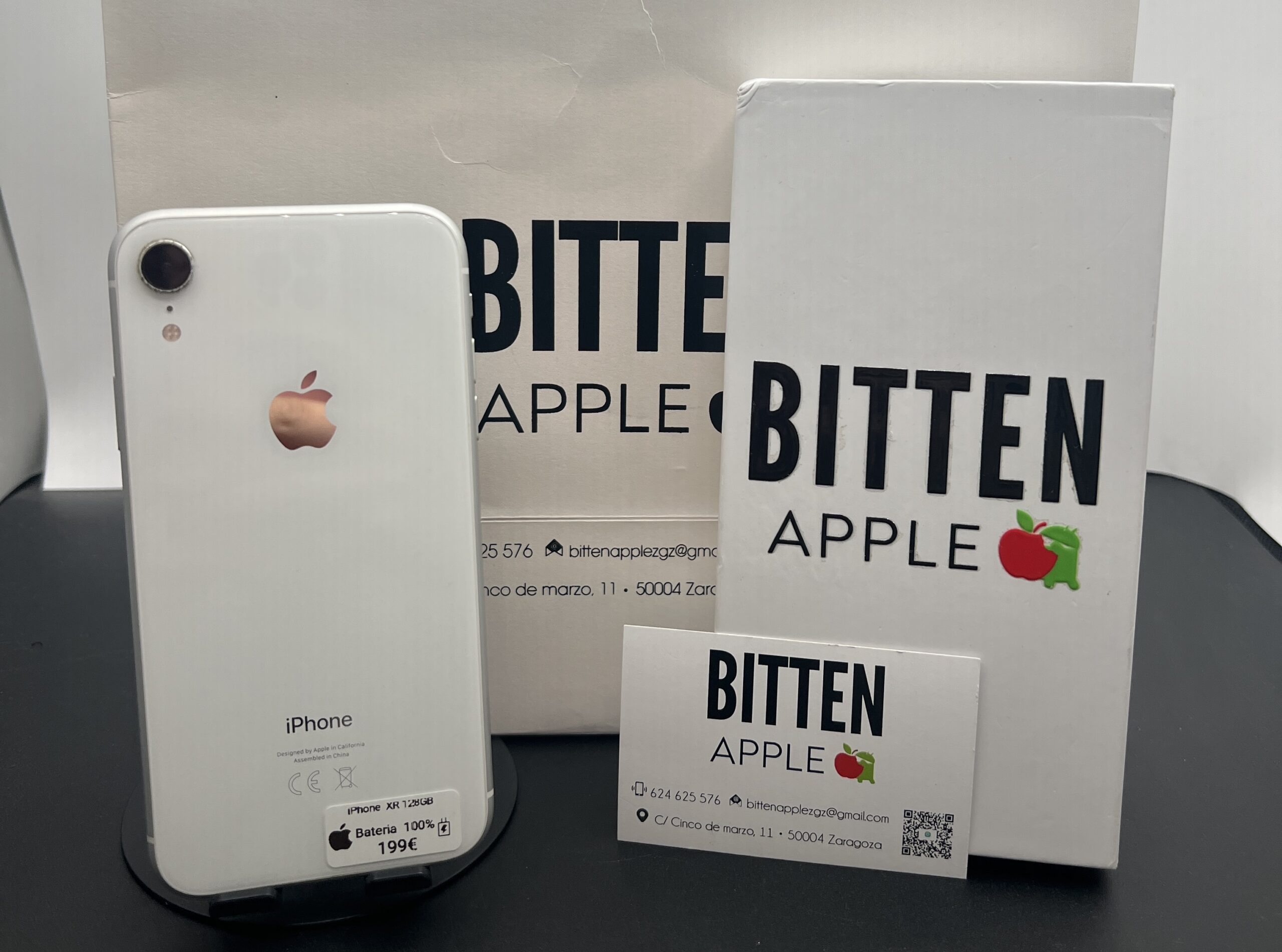 iPhone XR — 128 GB White — Batería Nueva al 100%