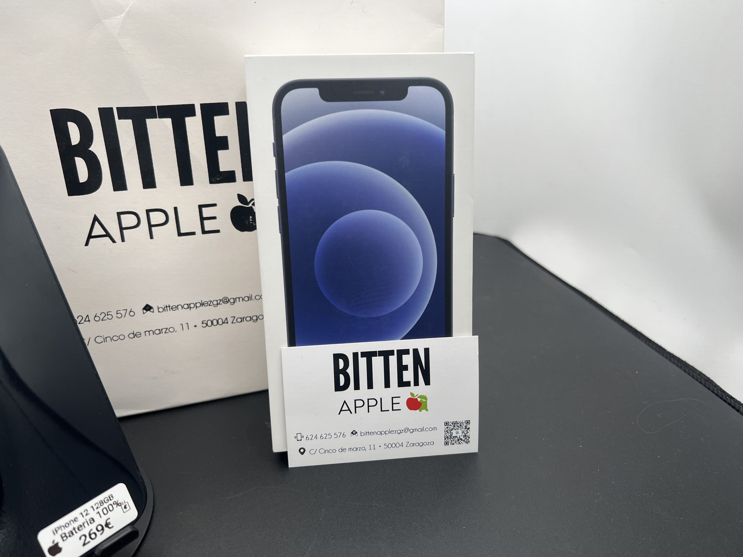 iPhone 12 128GB · Negro (Black) · Batería Nueva 100% - Imagen 5
