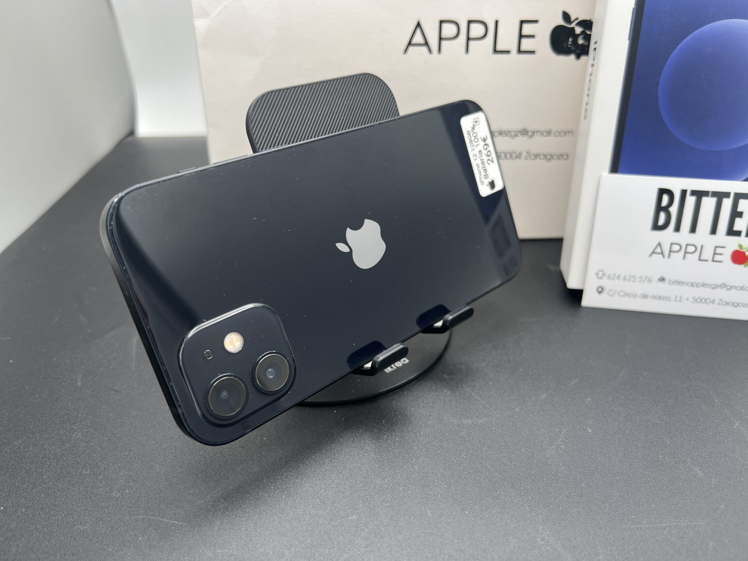 iPhone 12 128GB · Negro (Black) · Batería Nueva 100% - Imagen 3