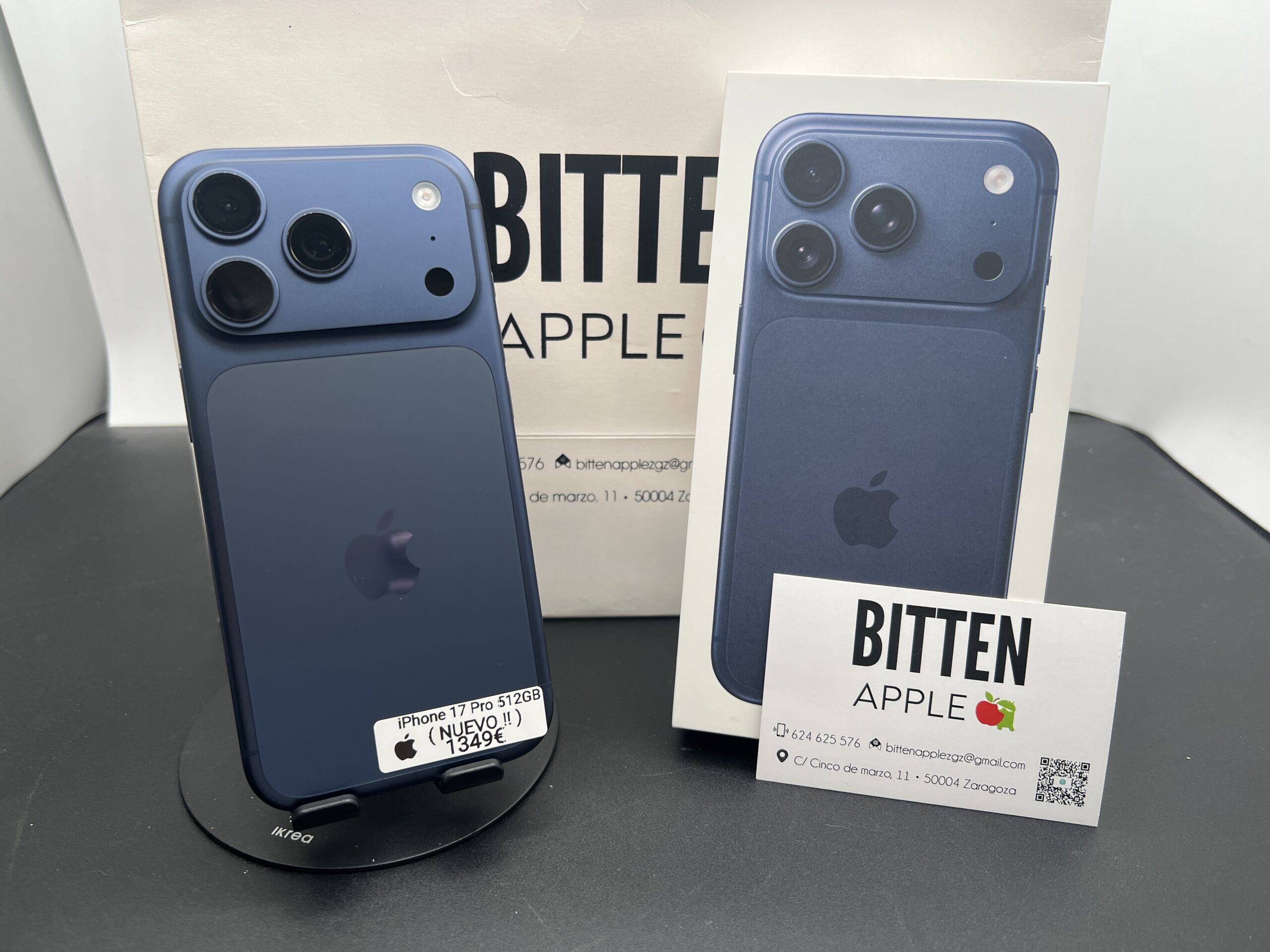 iPhone 17 Pro 512GB · Azul Profundo (Deep Blue) · Nuevo a Estrenar