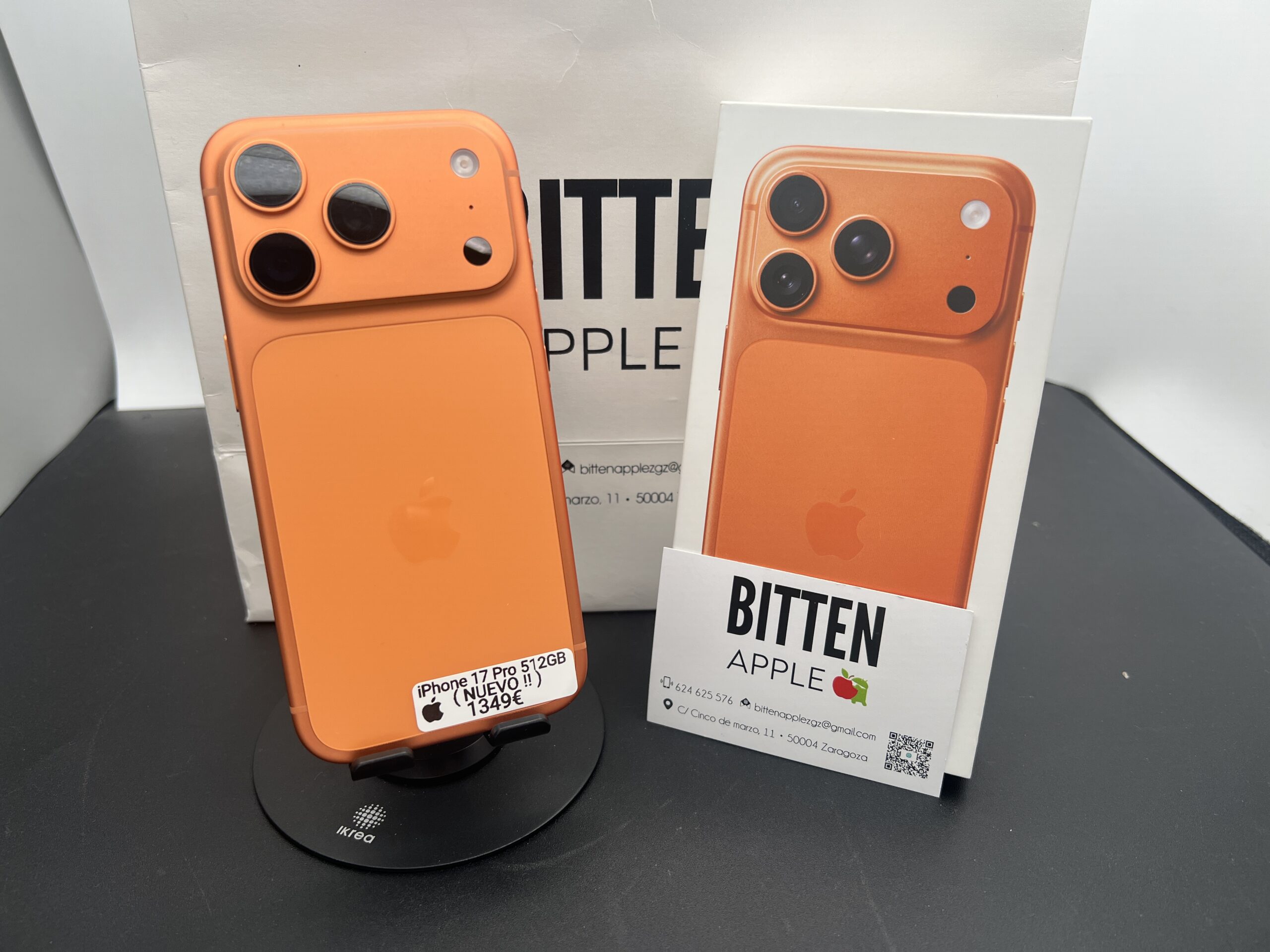 Apple iPhone 17 Pro — 512 GB Naranja Cósmico — Nuevo y Precintado