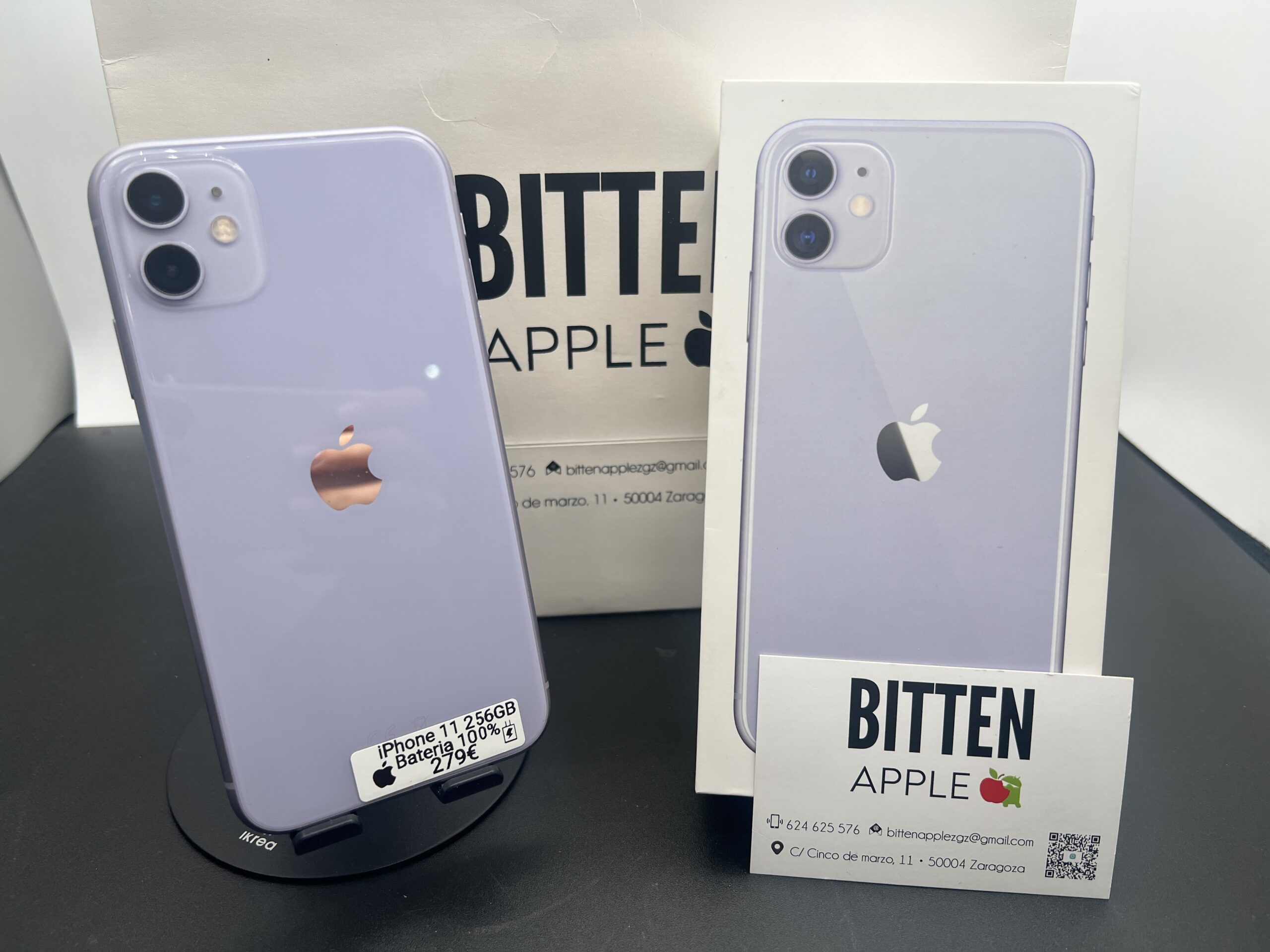 iPhone 11 — 256 GB Purple — Batería Nueva al 100%