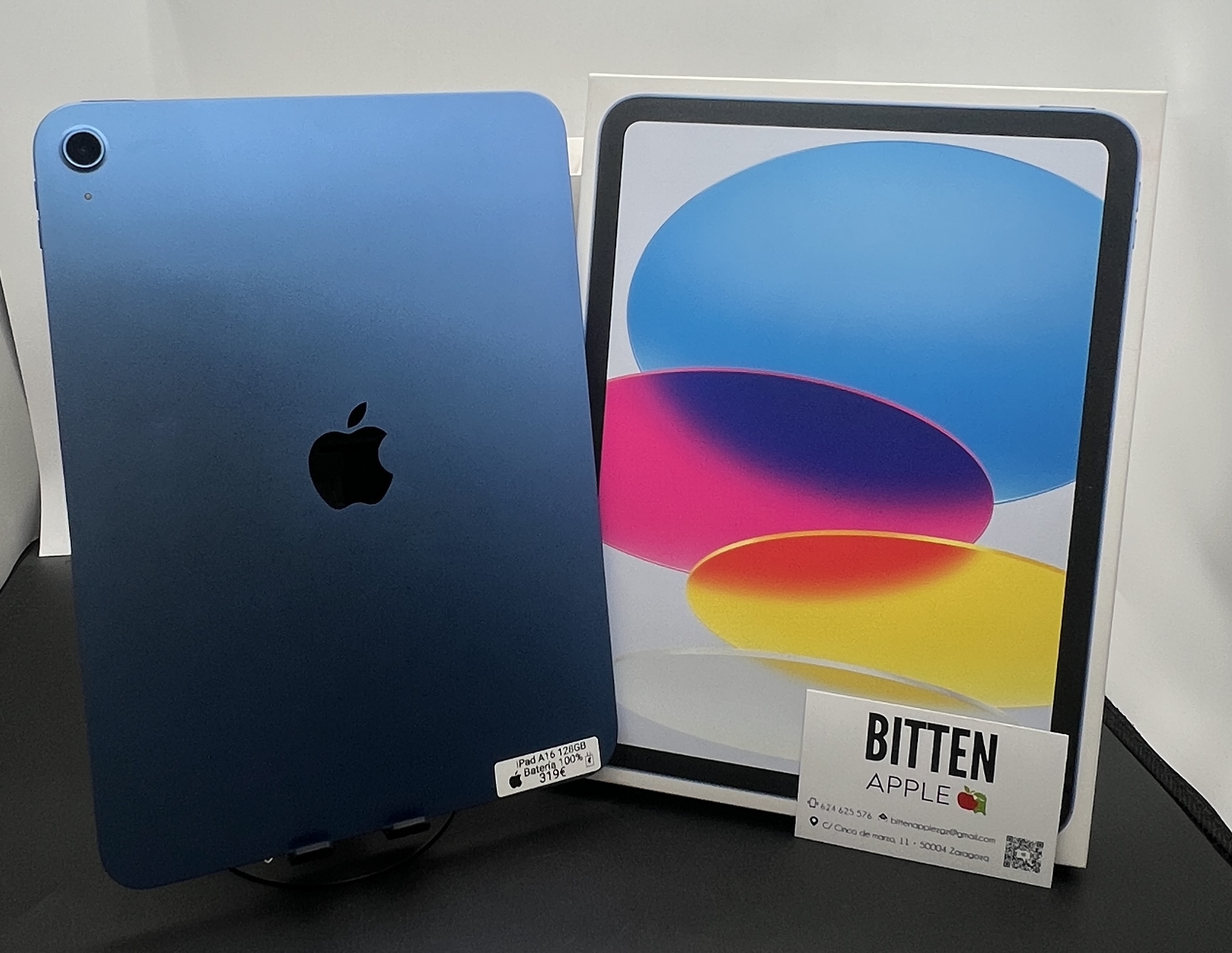iPad (A16) 11" — 128 GB Blue — Batería Original al 100%