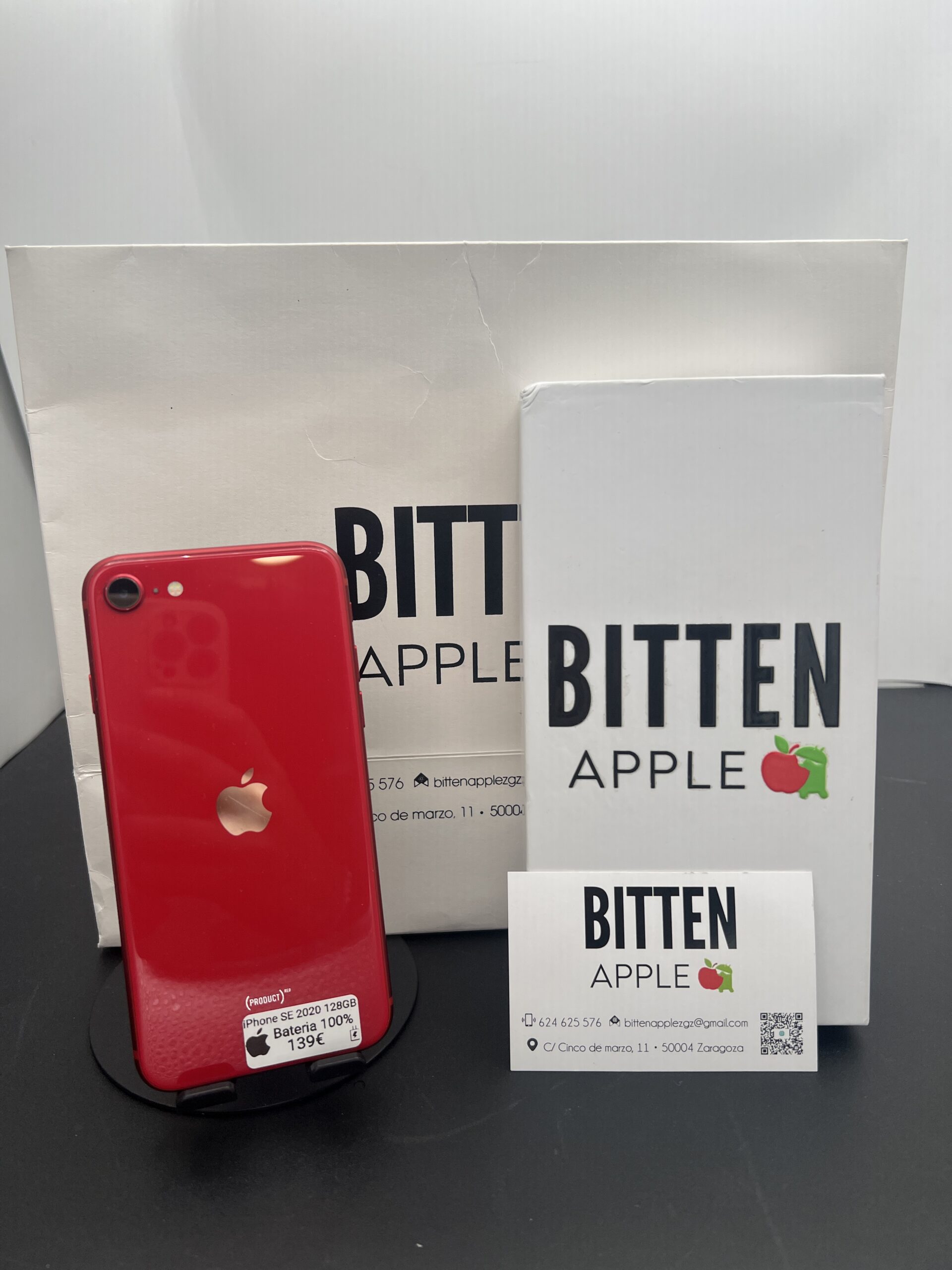 iPhone SE (2020) — 128 GB Red — Batería Nueva al 100%