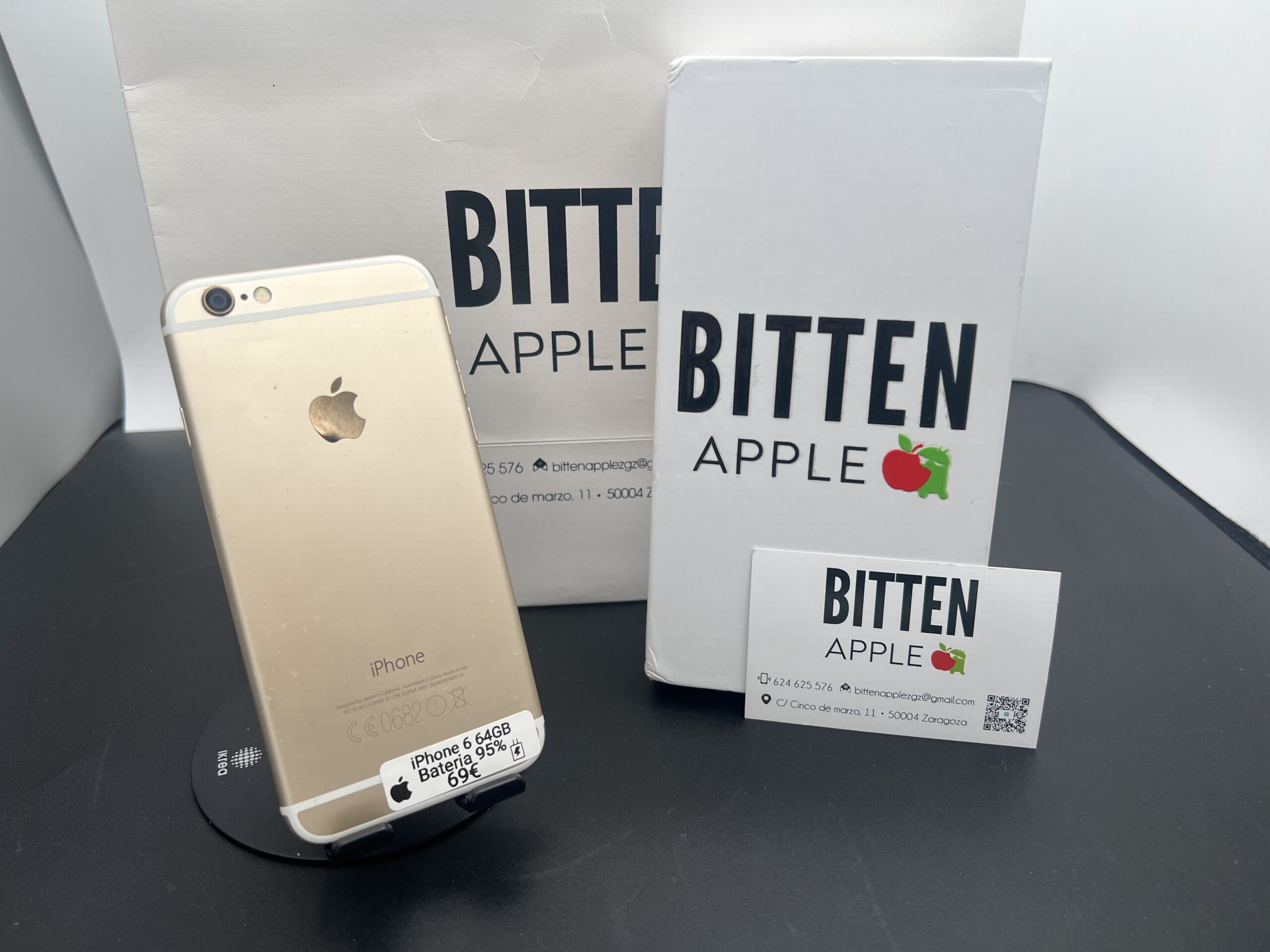 iPhone 6 — 64 GB Gold — Batería Nueva al 95%