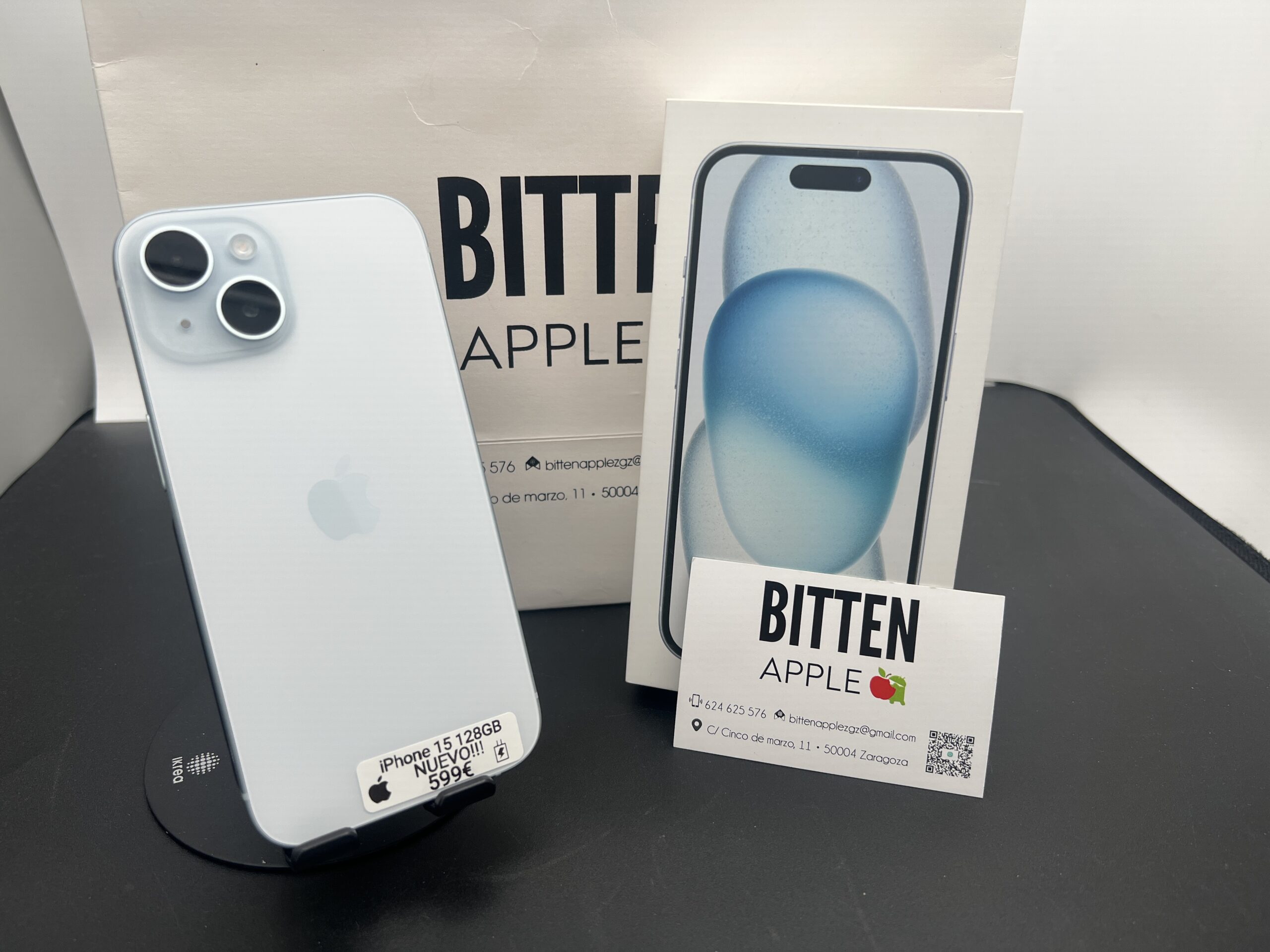 iPhone 15 — 128 GB Blue — Nuevo y Precintado