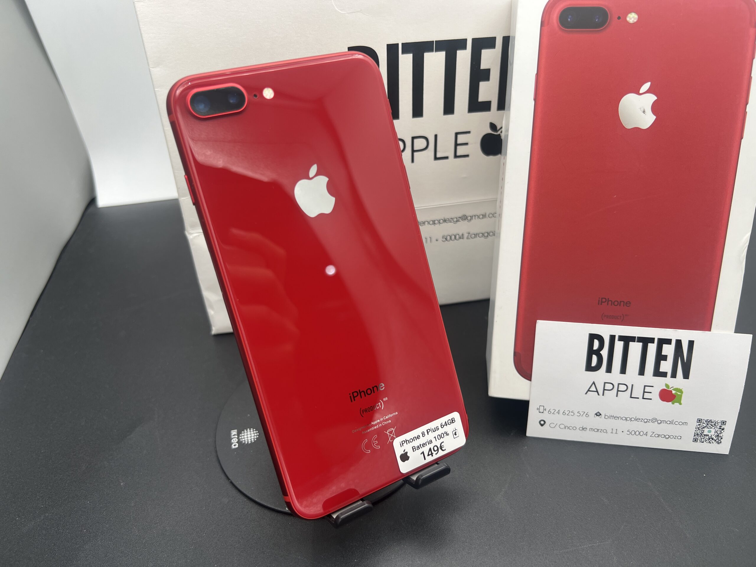 iPhone 8 Plus — 64 GB Red — Batería Nueva al 100% - Imagen 5