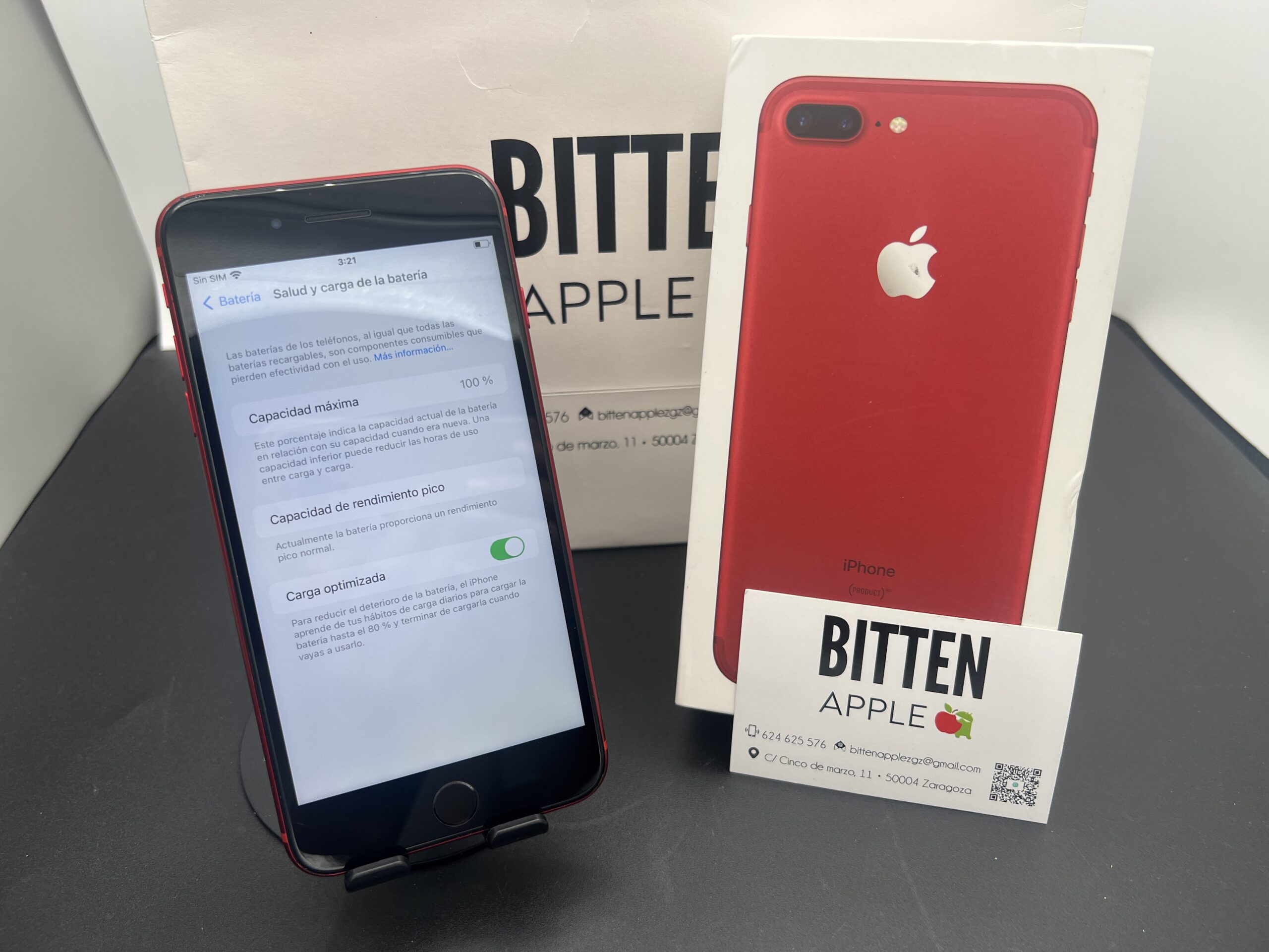 iPhone 8 Plus — 64 GB Red — Batería Nueva al 100% - Imagen 7