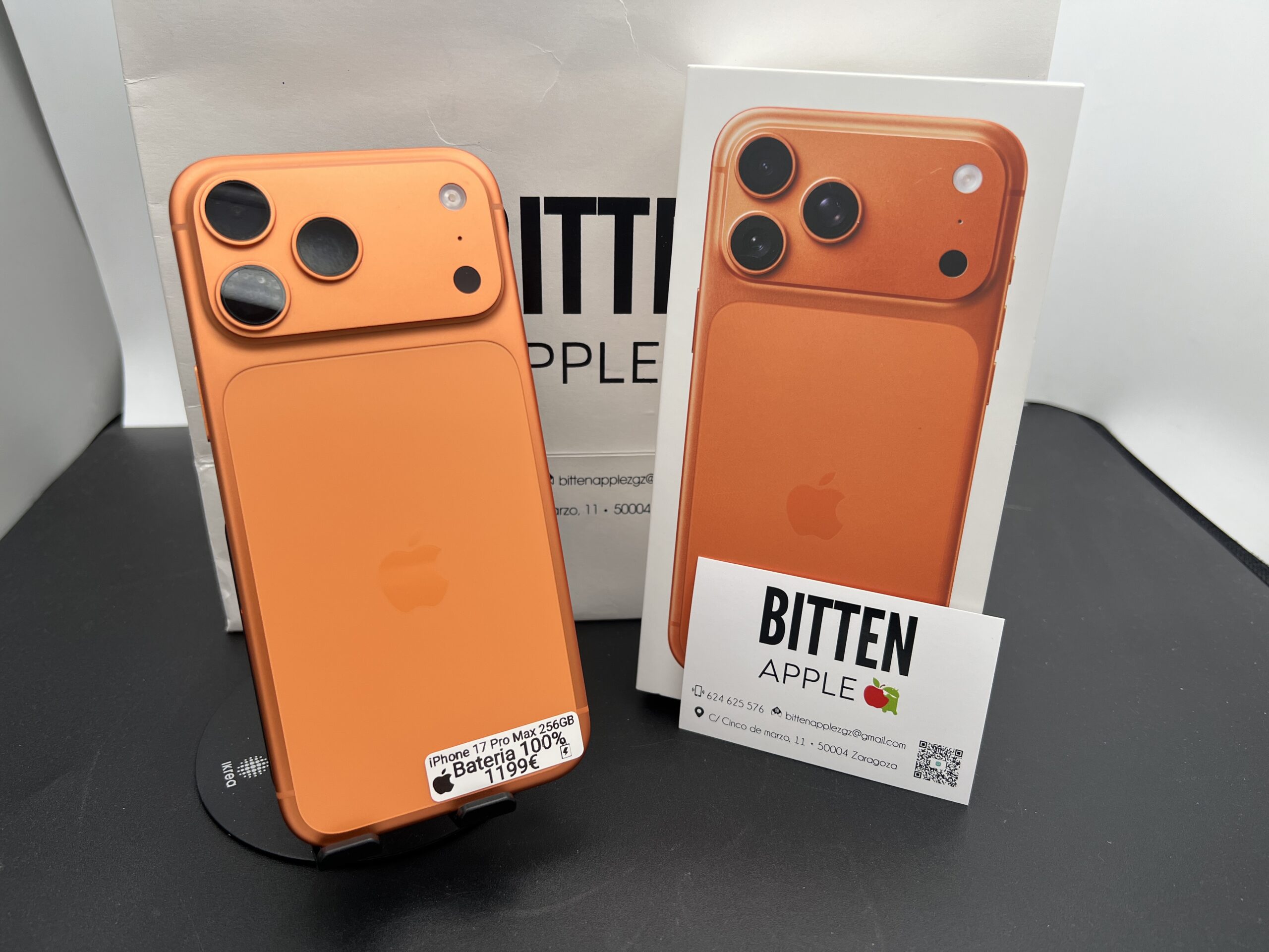 iPhone 17 Pro Max — 256 GB Cosmic Orange — Batería Original al 100%