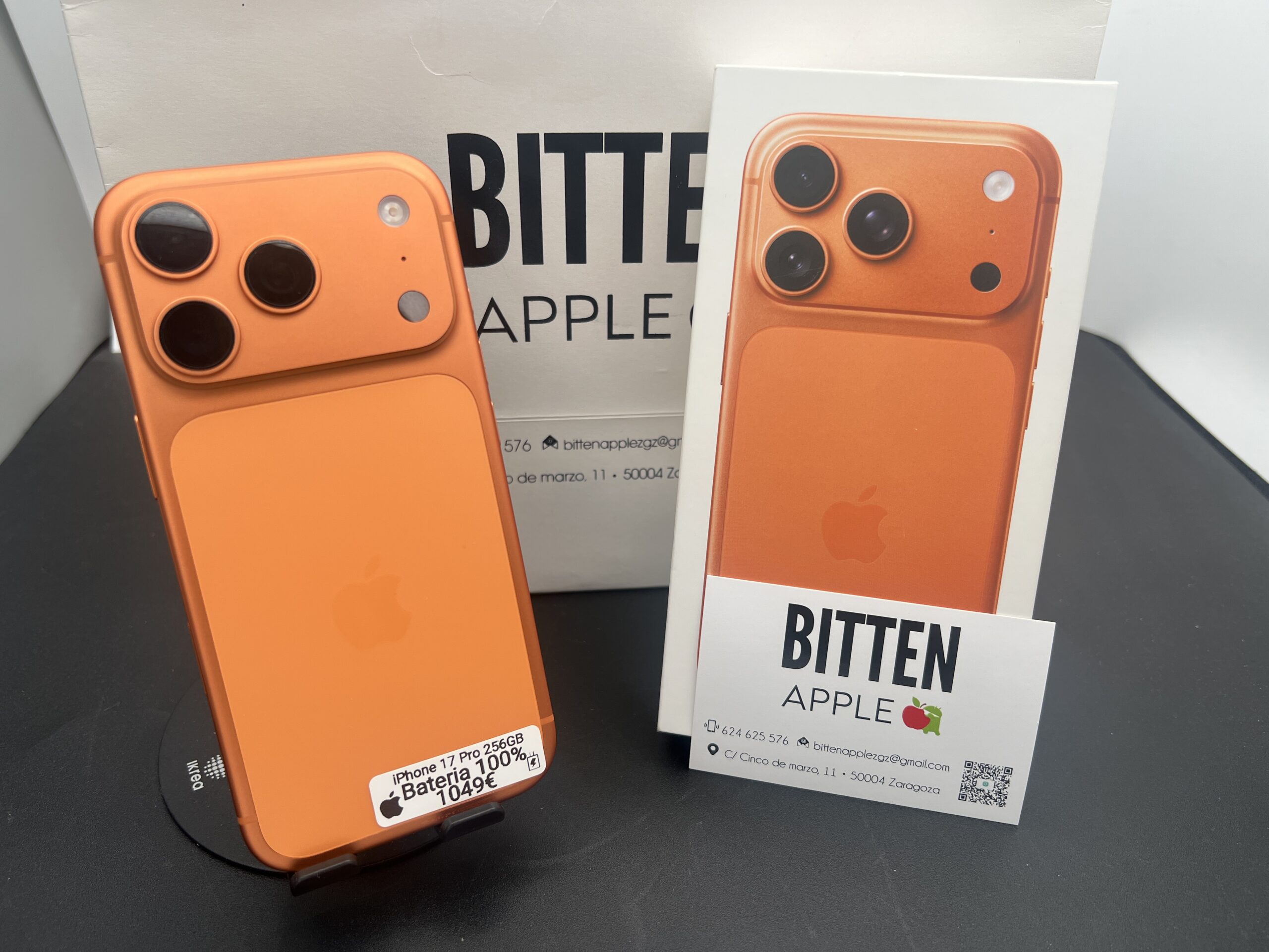 iPhone 17 Pro — 256 GB Cosmic Orange — Batería Original al 100%