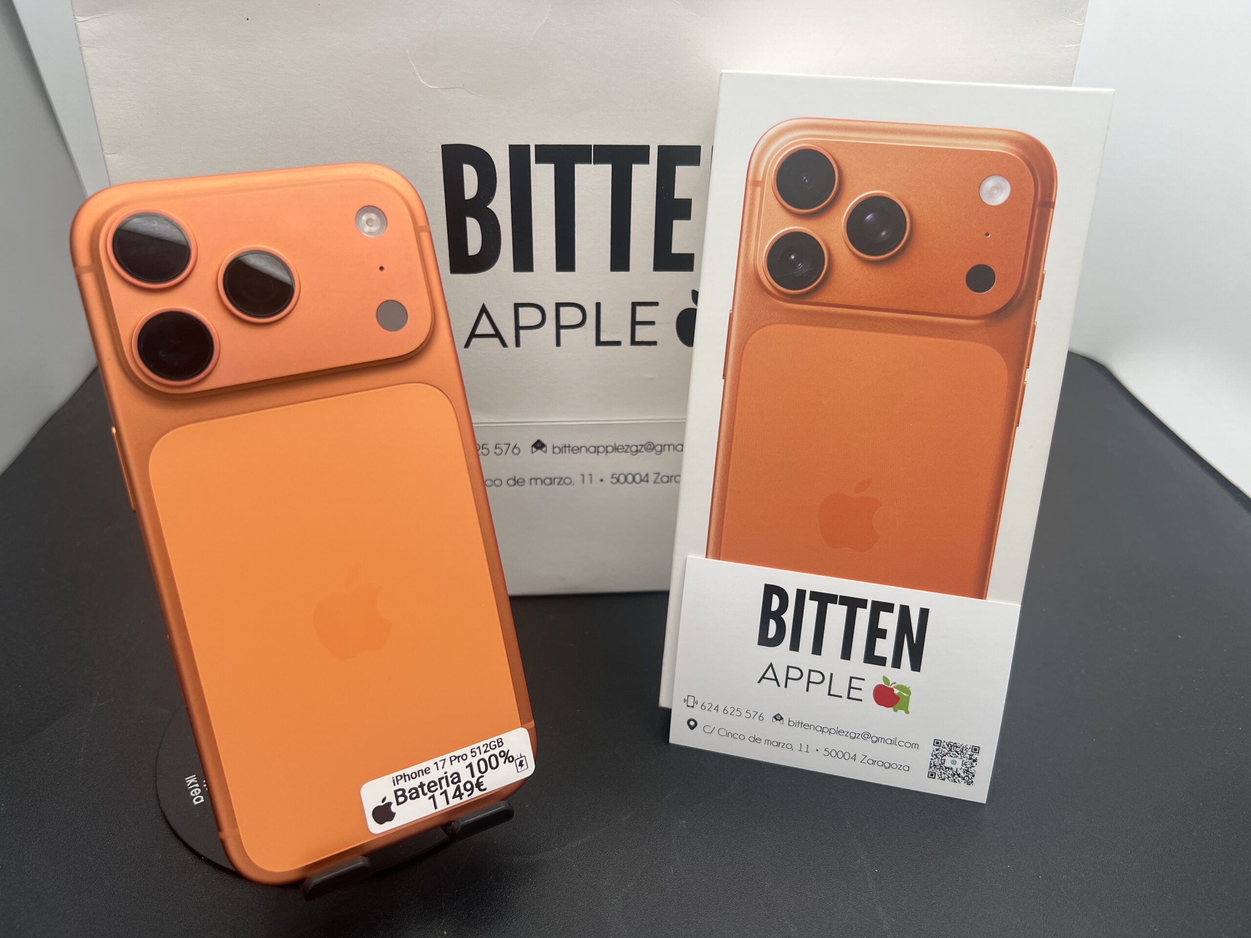 iPhone 17 Pro — 512 GB Cosmic Orange — Batería Original al 100%