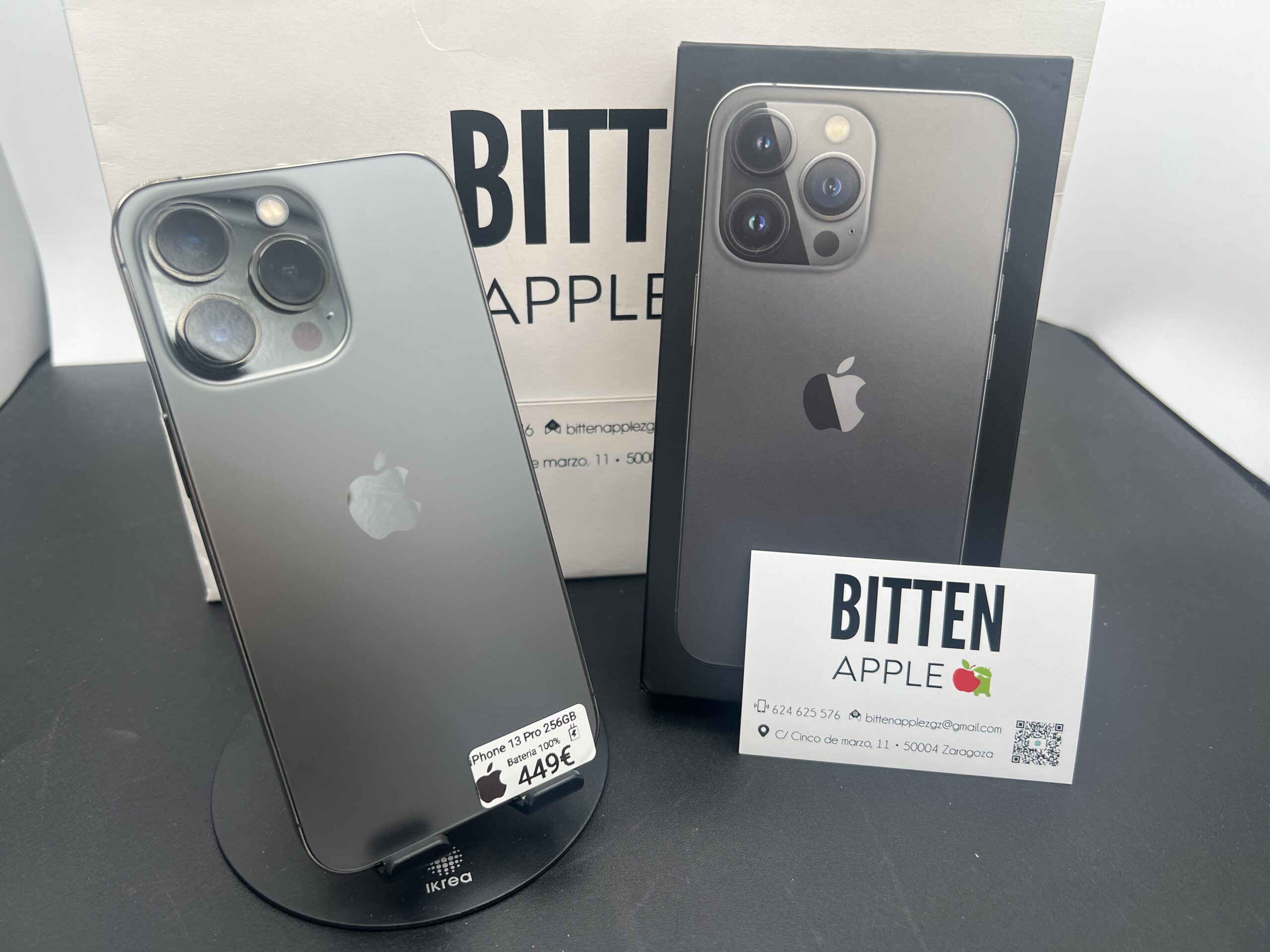 iPhone 13 Pro — 256 GB Graphite — Batería Nueva al 100%