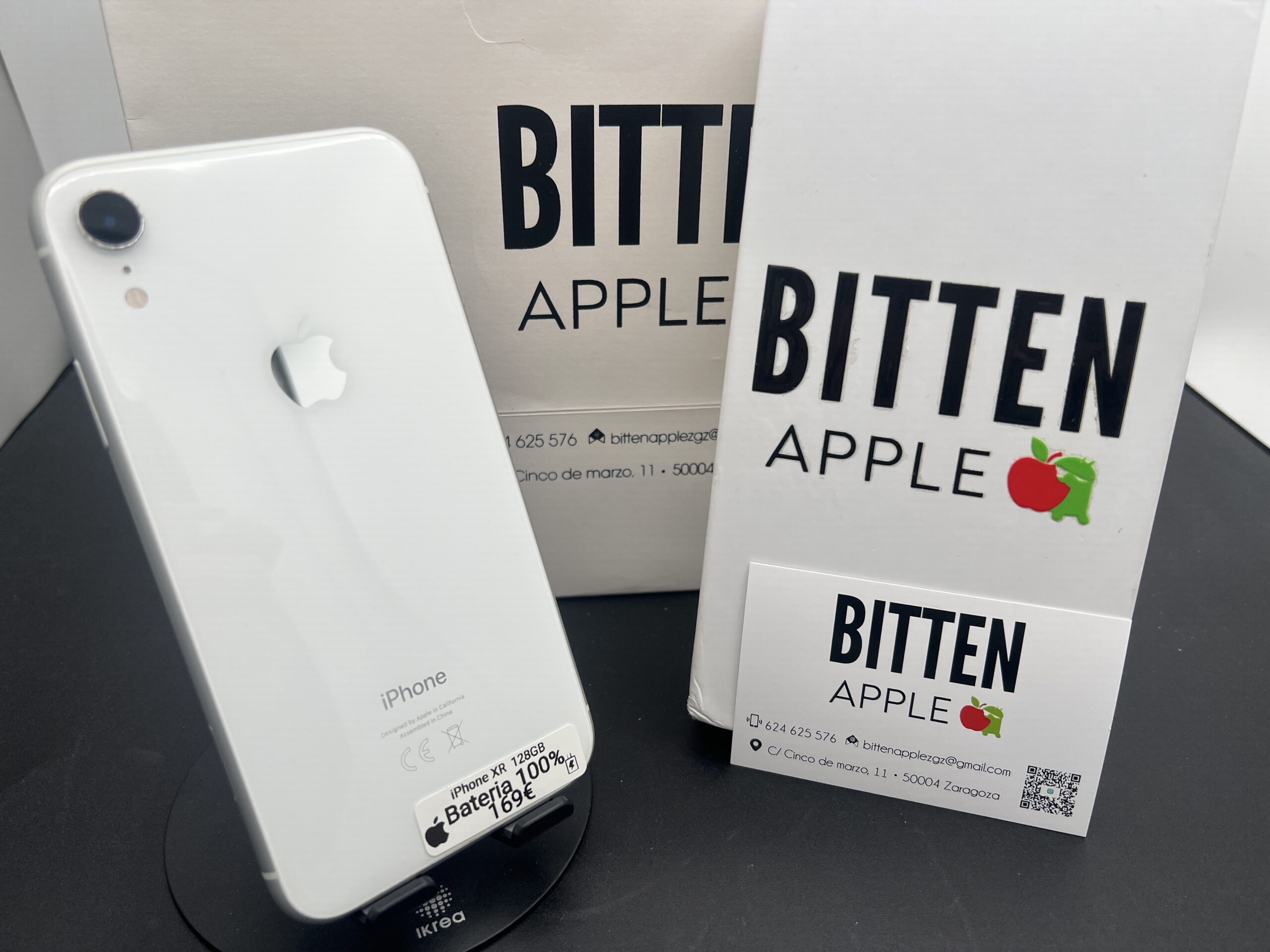 iPhone XR — 64 GB Blanco — Batería Nueva al 100%
