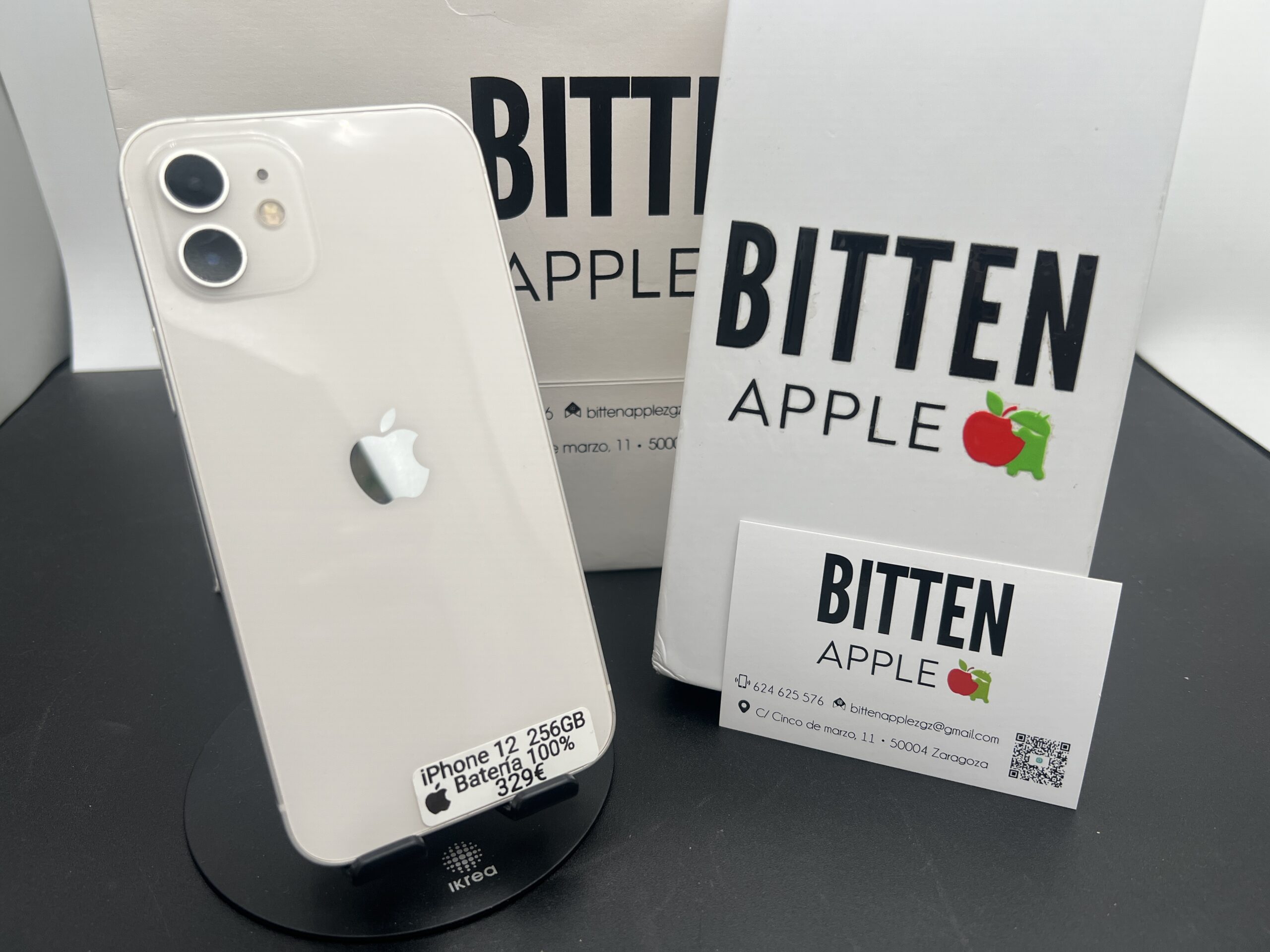 iPhone 12 — 256 GB White — Batería Nueva al 100%