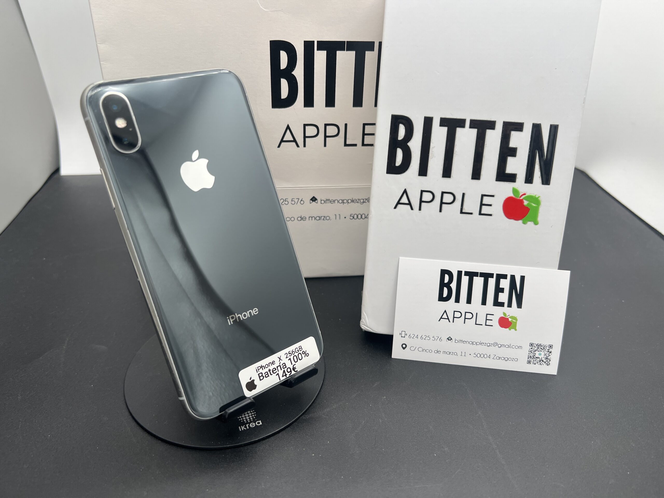 iPhone X — 256 GB Space Black — Batería Nueva al 100%