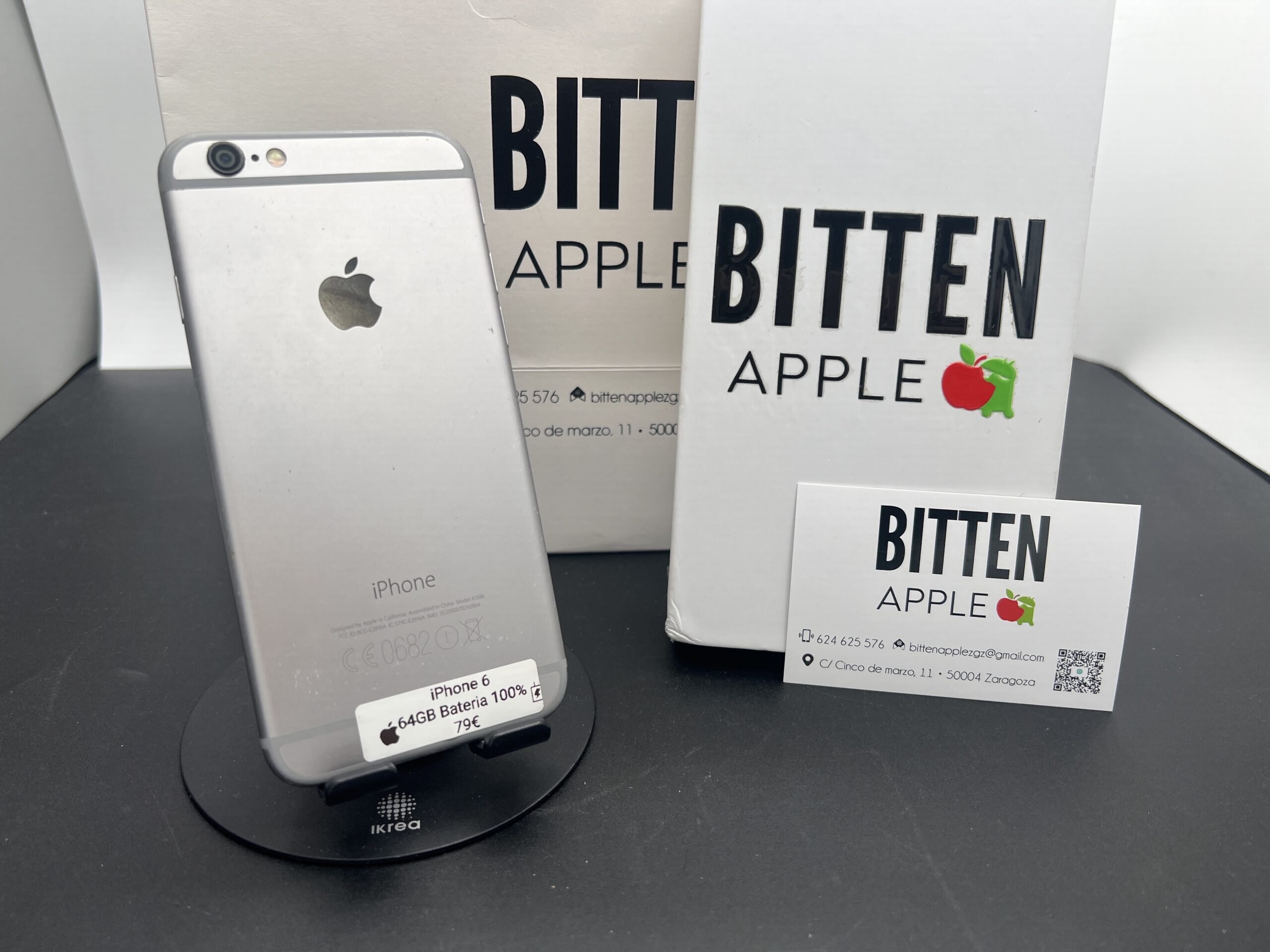 iPhone 6 — 64 GB Space Gray — Batería Nueva al 100%