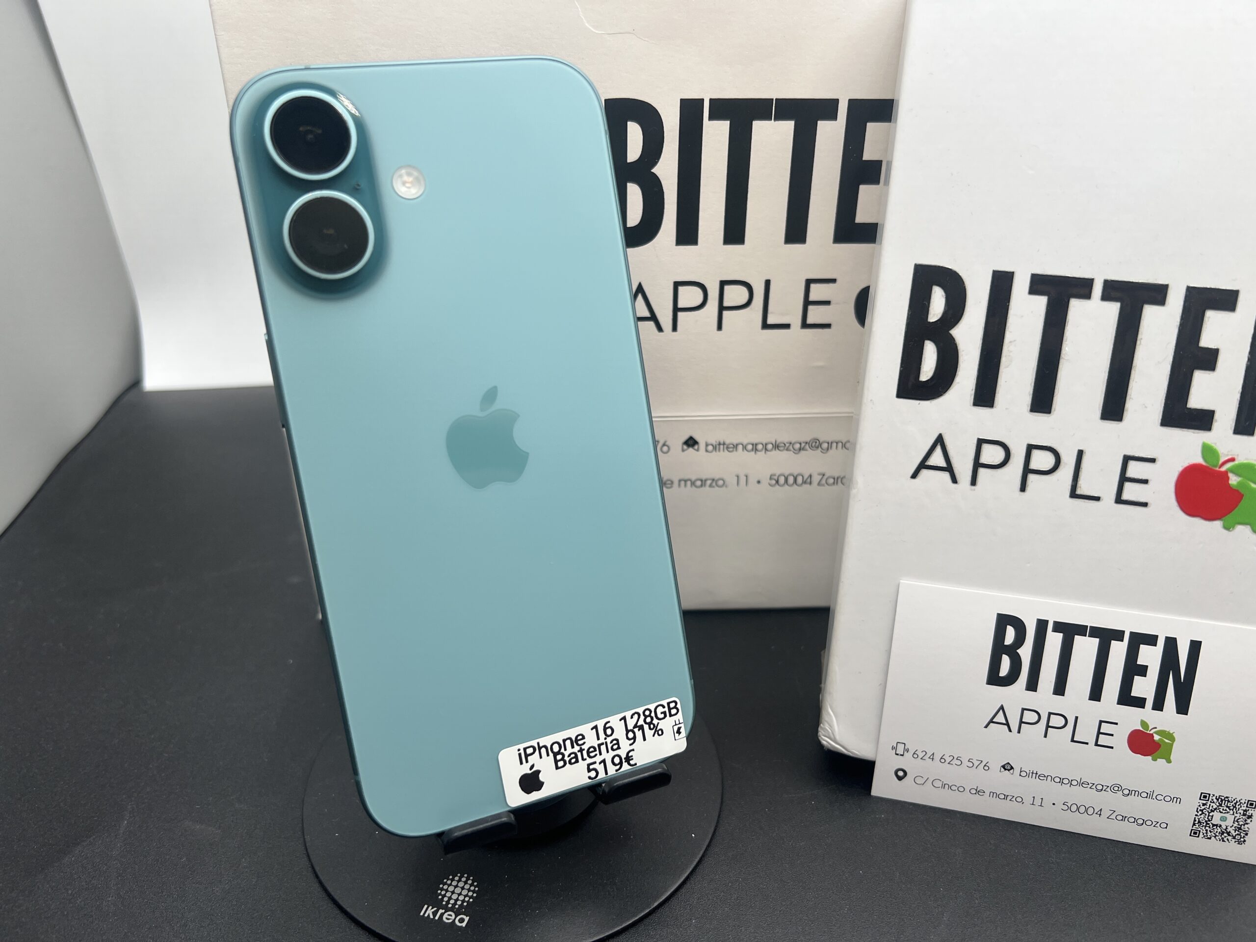 iPhone 16 128GB Green - Bateria original 91% - Imagen 5