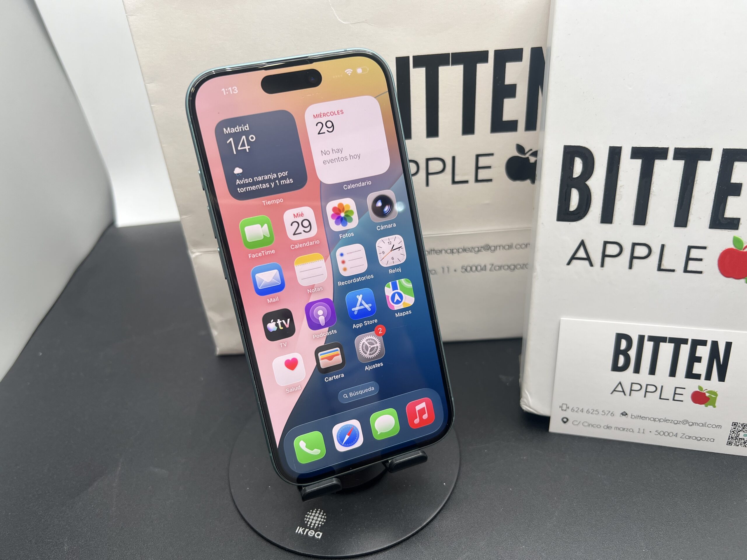 iPhone 16 128GB Green - Bateria original 91% - Imagen 8