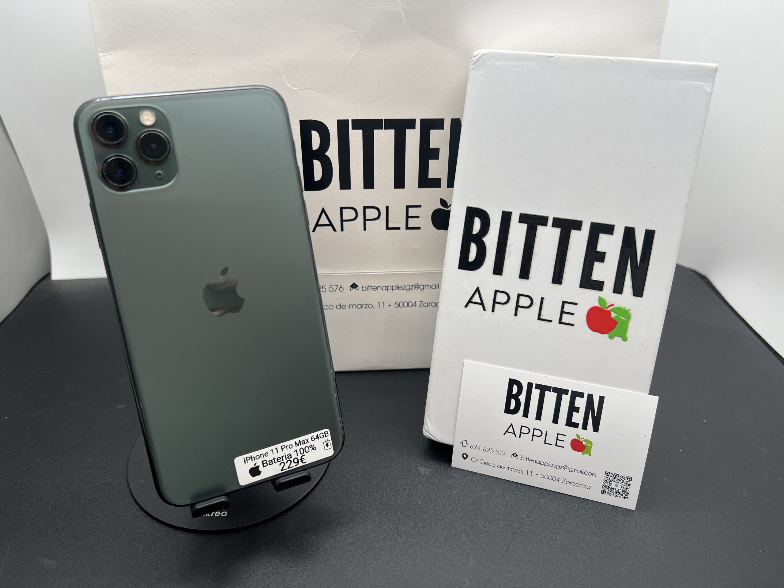 iPhone 11 Pro Max 64GB Space Black - Batería nueva 100%