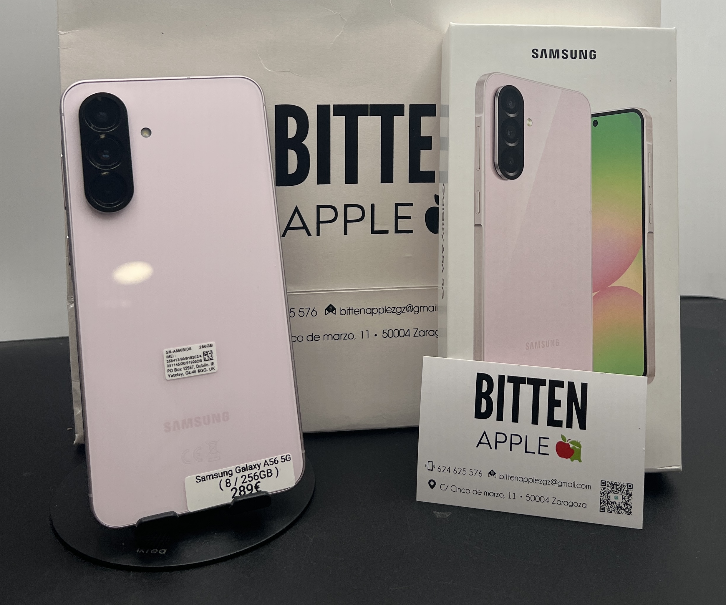 Samsung Galaxy A56 5G 8 - 256GB Pink - Batería nueva 100%