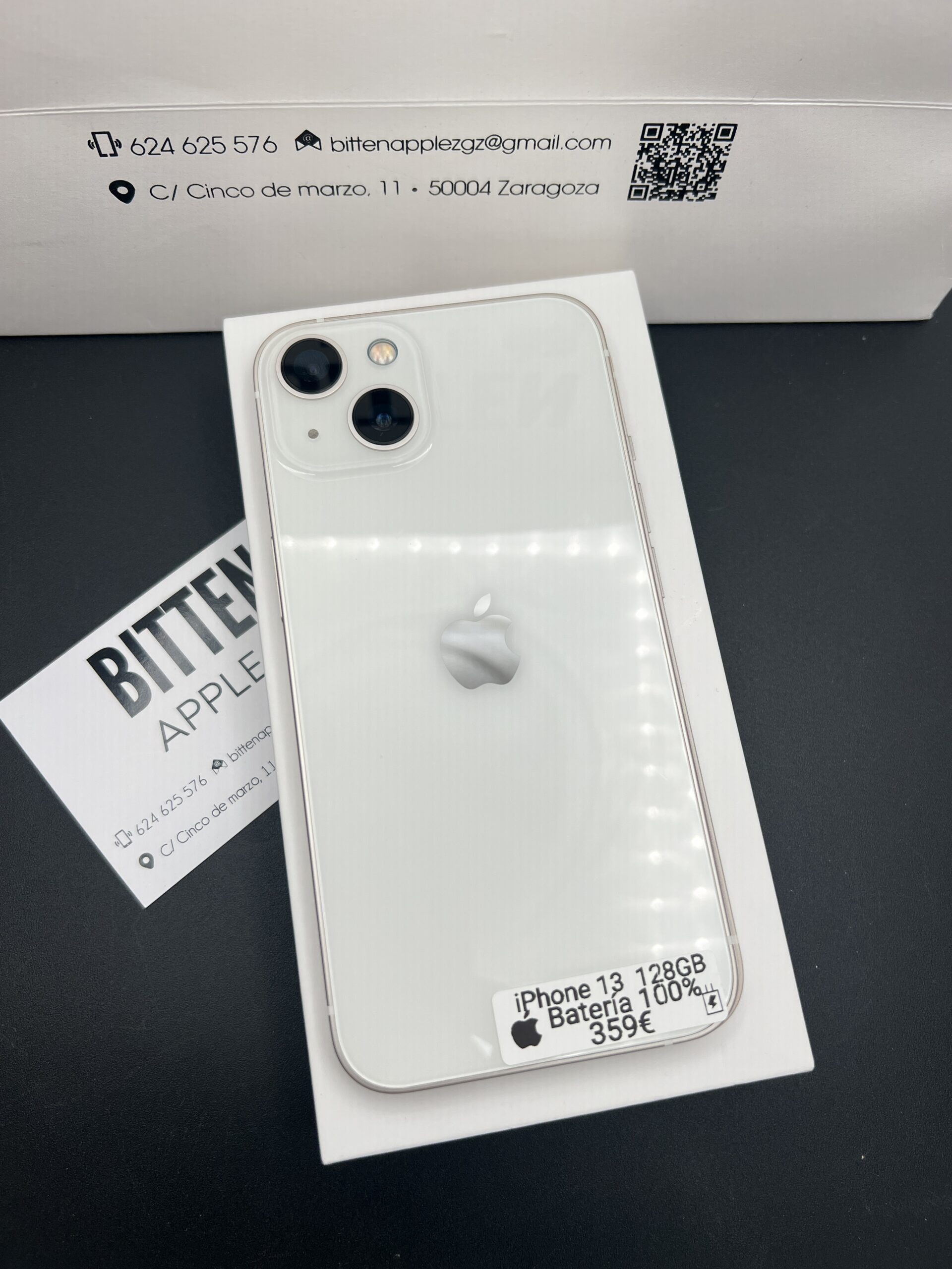 iPhone 13 128GB White - Batería nueva 100% - Imagen 2