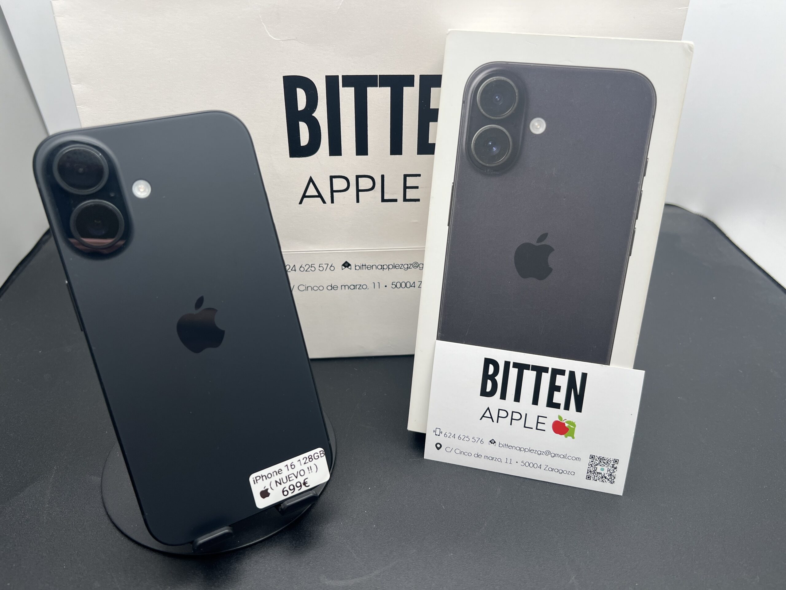 iPhone 16 128GB Black - Batería nueva 100%