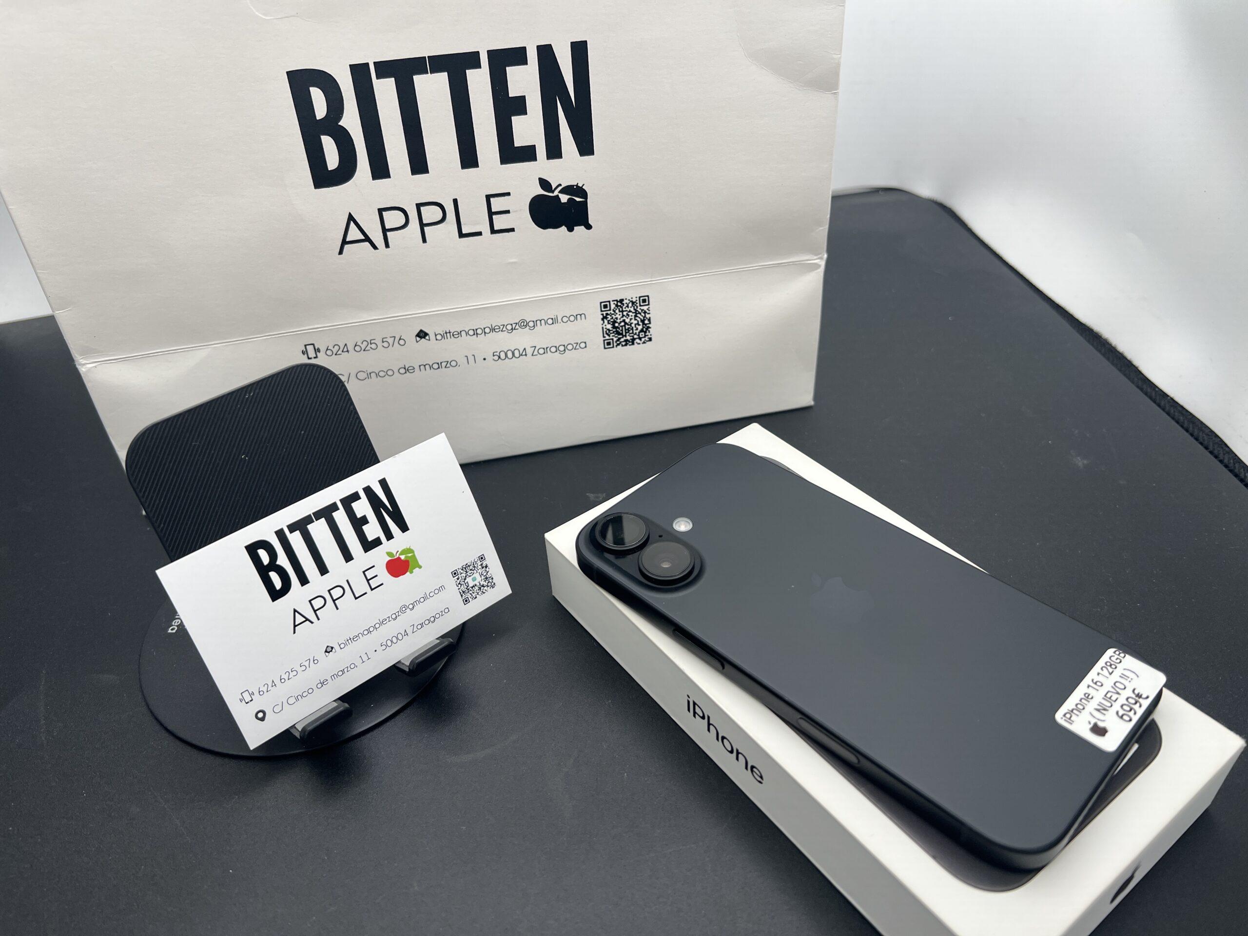 iPhone 16 128GB Black - Batería nueva 100% - Imagen 3