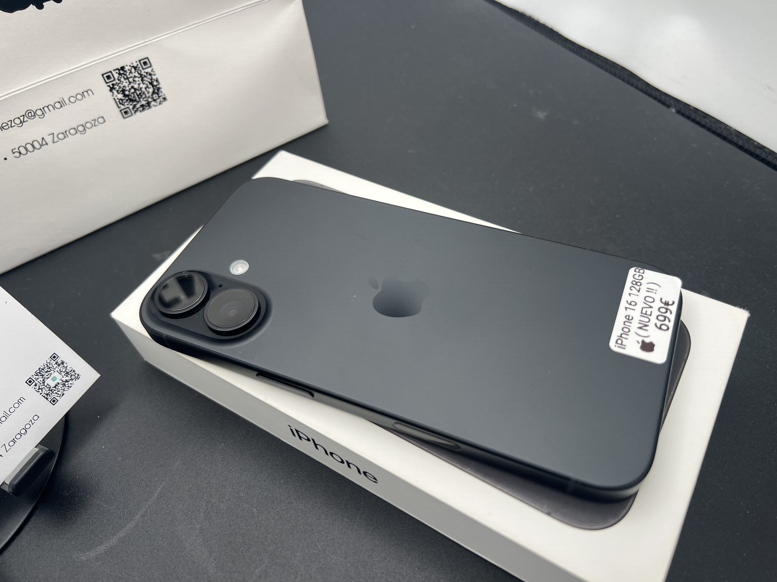 iPhone 16 128GB Black - Batería nueva 100% - Imagen 2