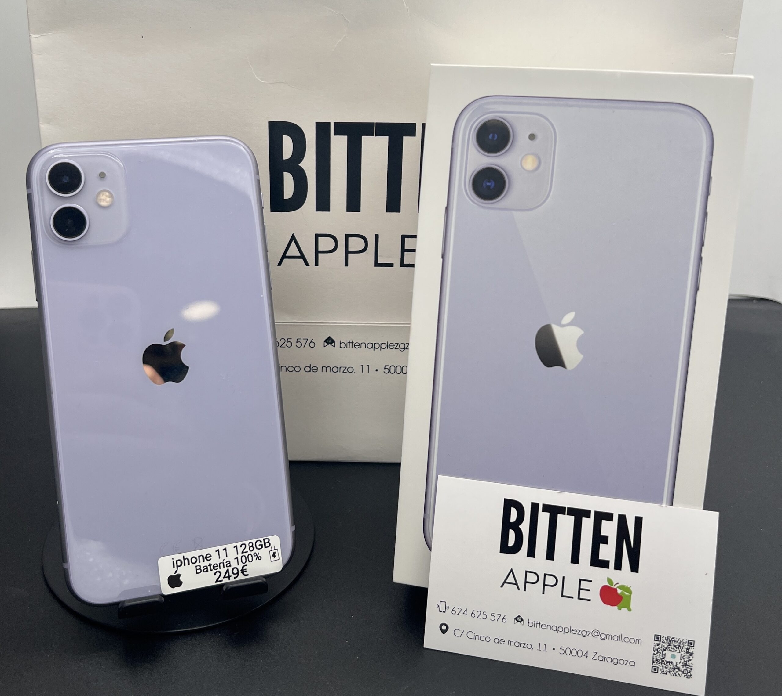 iPhone 11 128GB Purple - Batería nueva 100%