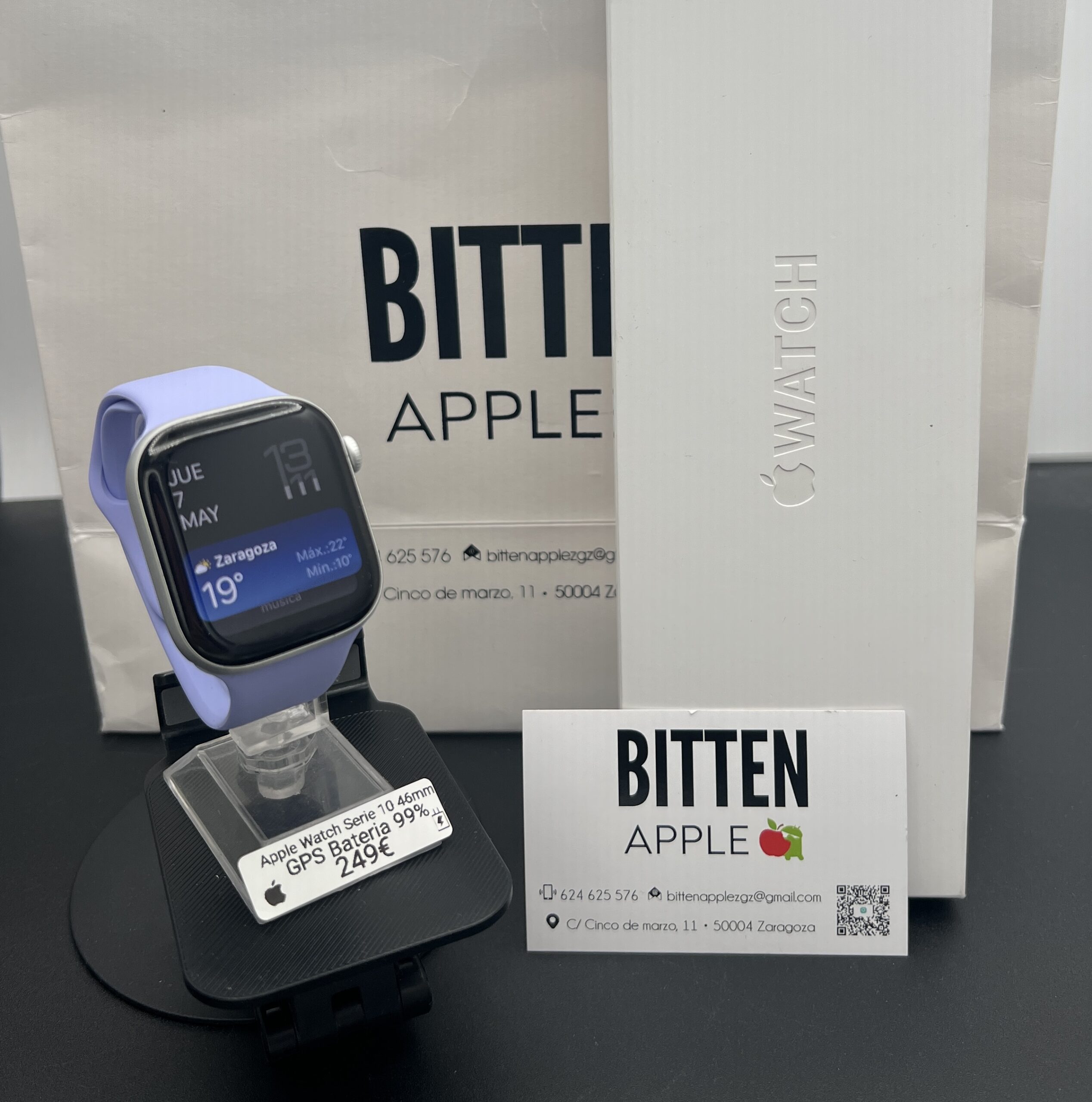 Apple Watch Series 10 46mm Silver - Batería original 99%